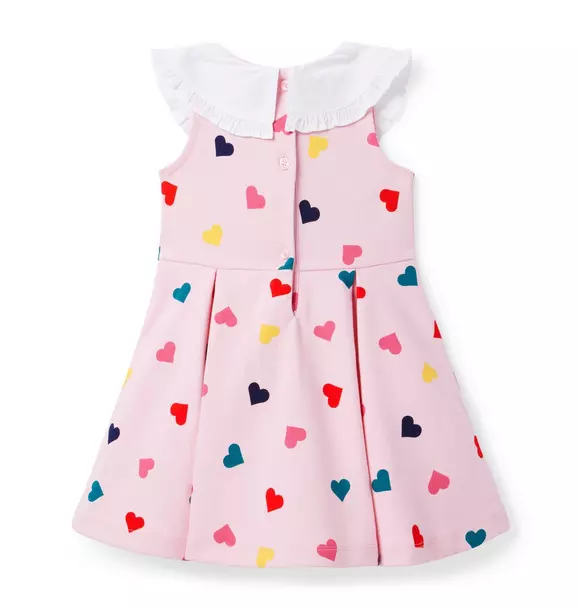 Heart Collared Ponte Dress image number 1