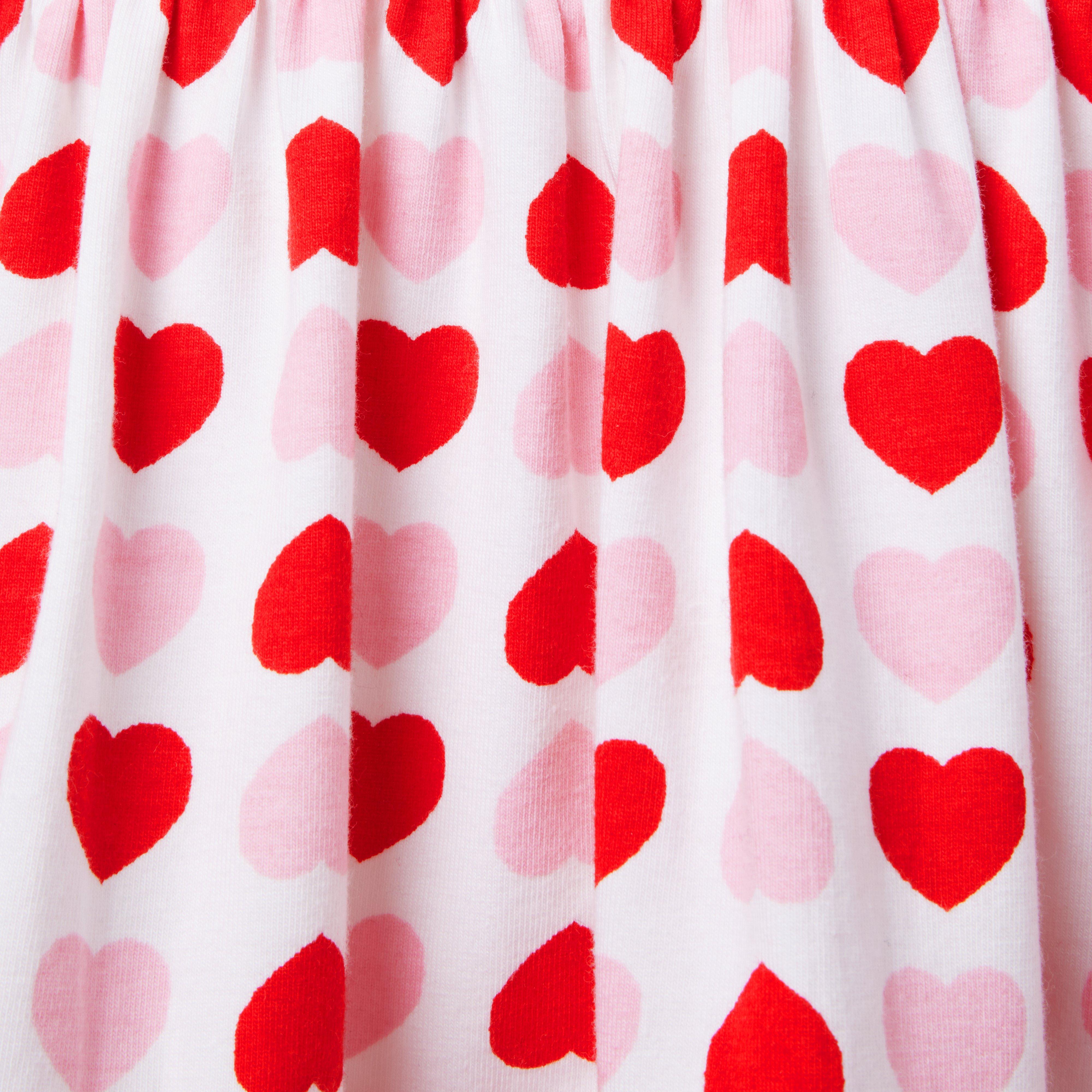 Heart Puff Sleeve Dress image number 2