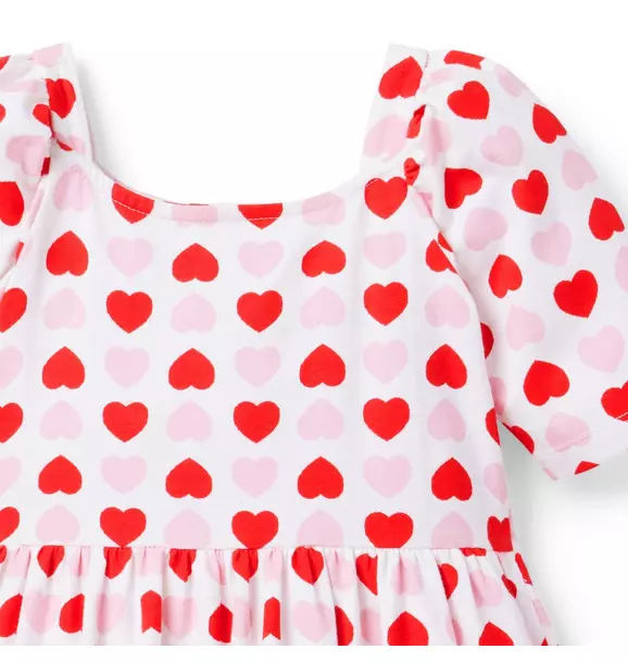 Heart Puff Sleeve Dress image number 3