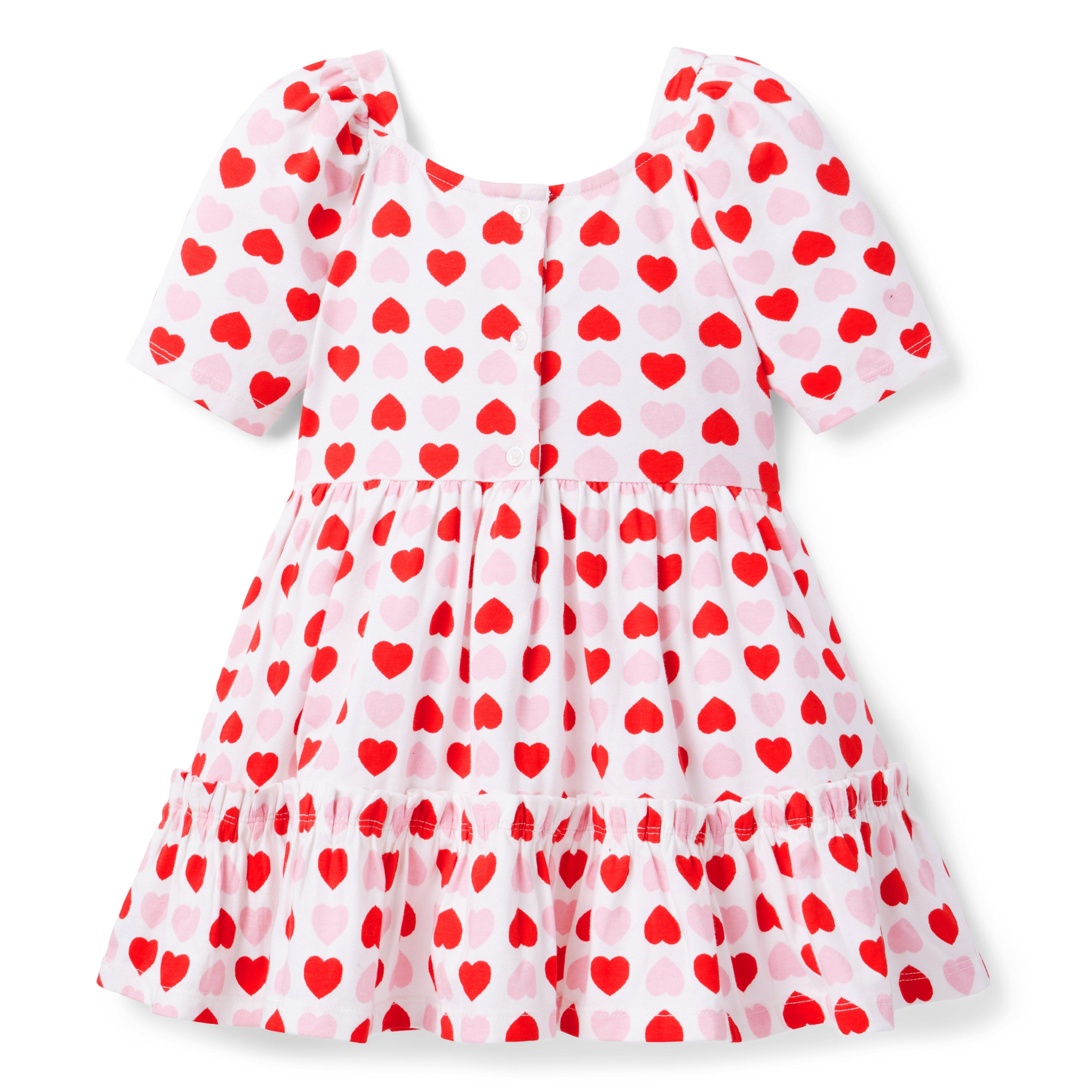 Heart Puff Sleeve Dress image number 1