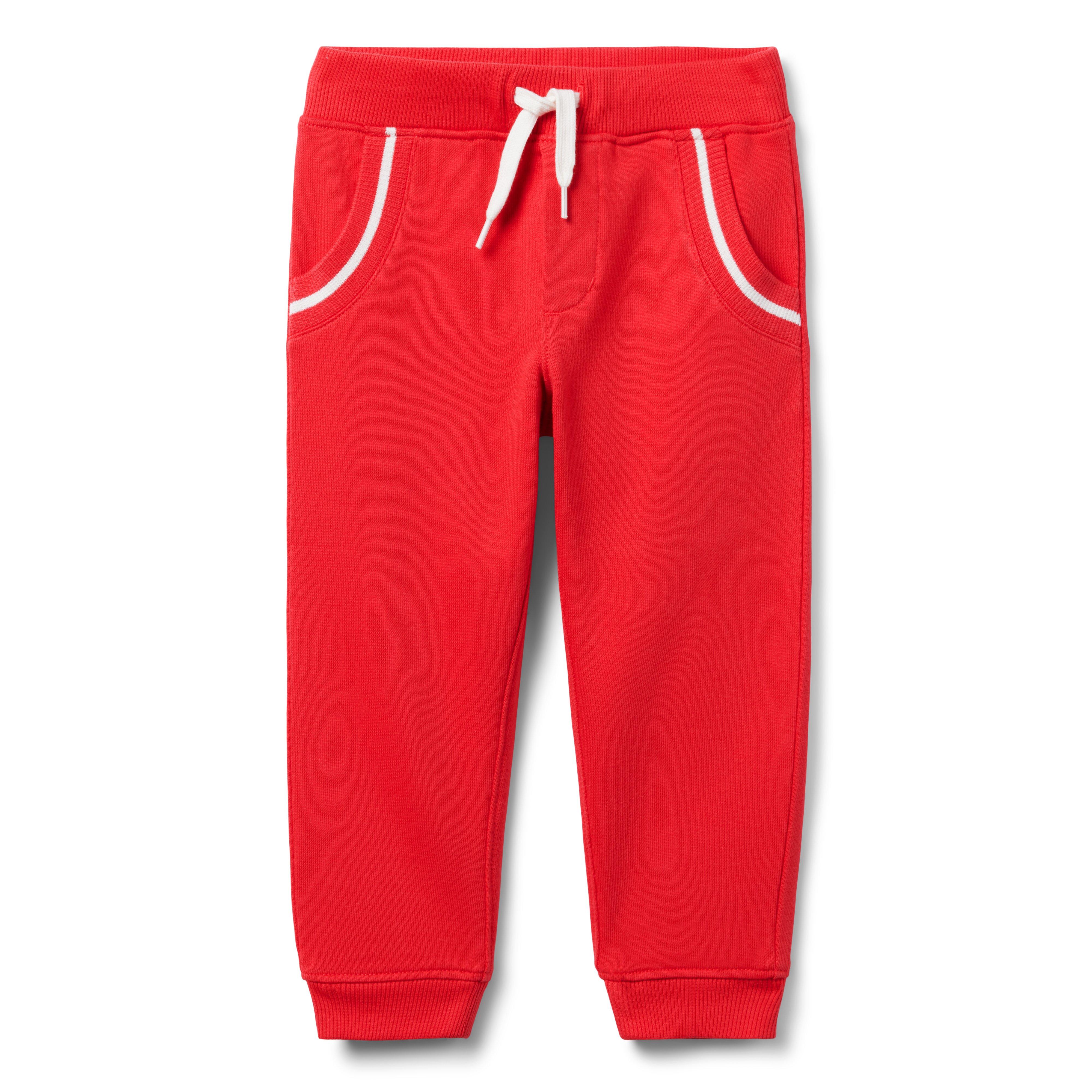 Functional-Drawstring Zip-Pocket Joggers for Toddler Boys