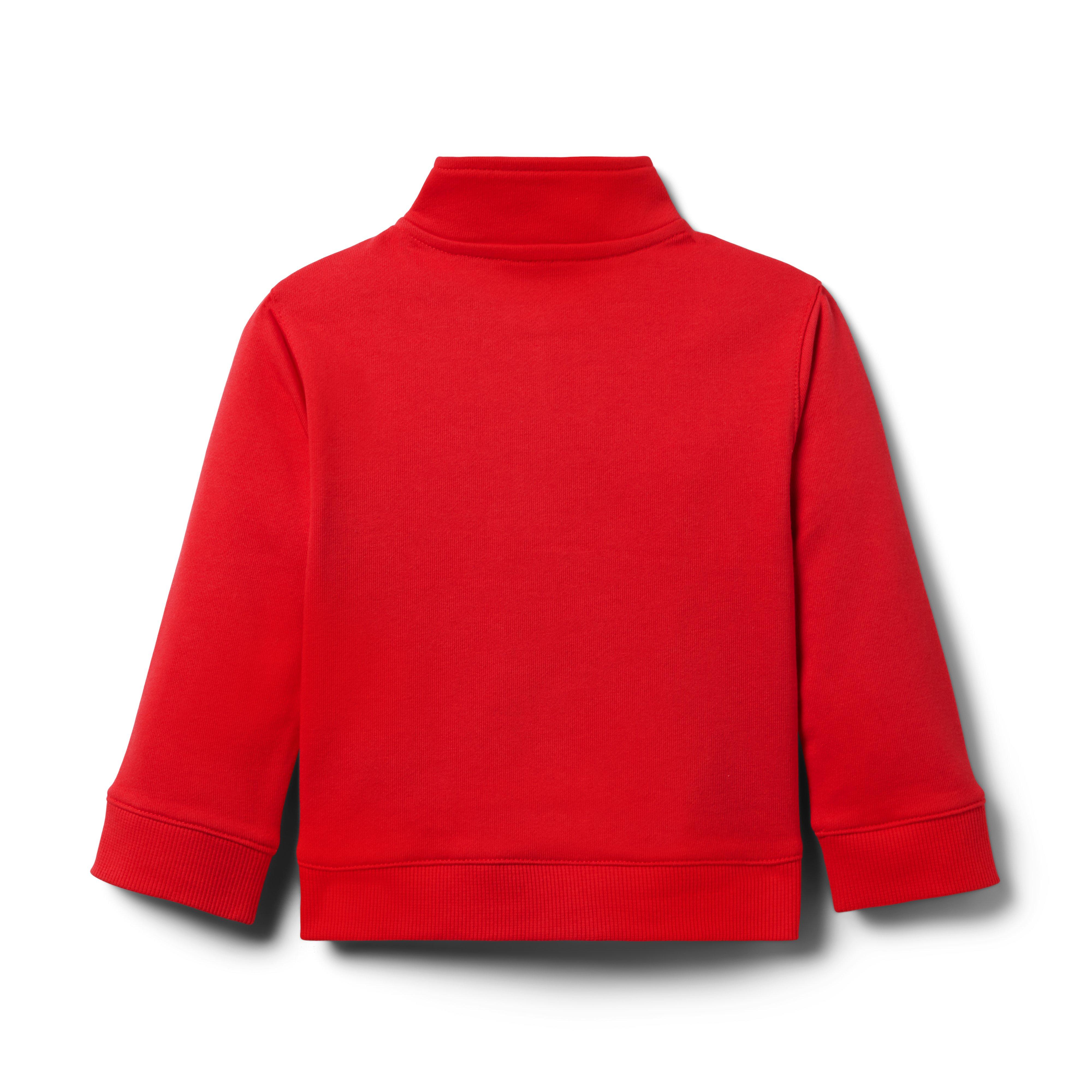 Striped Pocket Half-Zip Sweatshirt image number 1