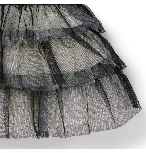 Dot Tiered Tulle Dress image number 4