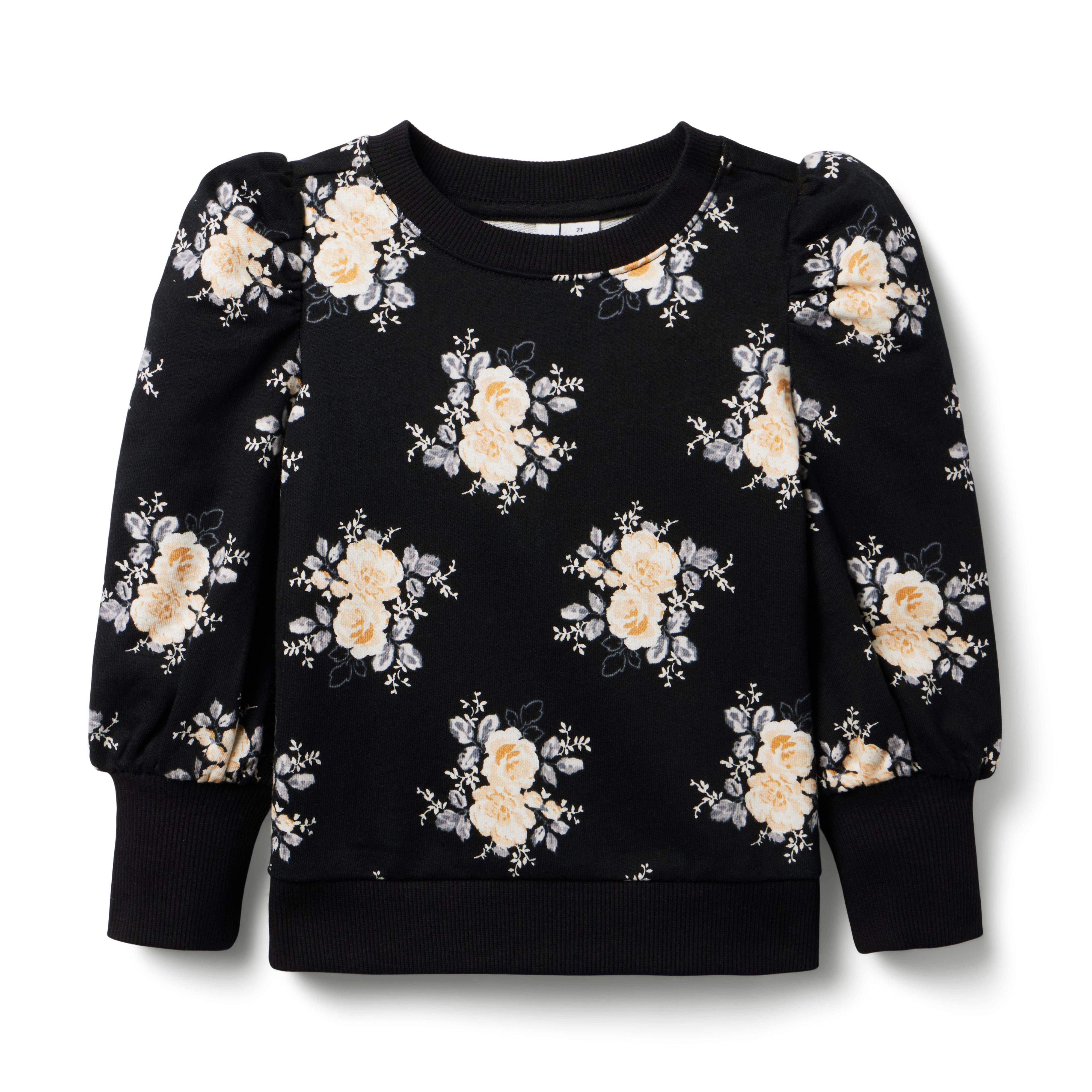 Floral French Terry Sweatshirt