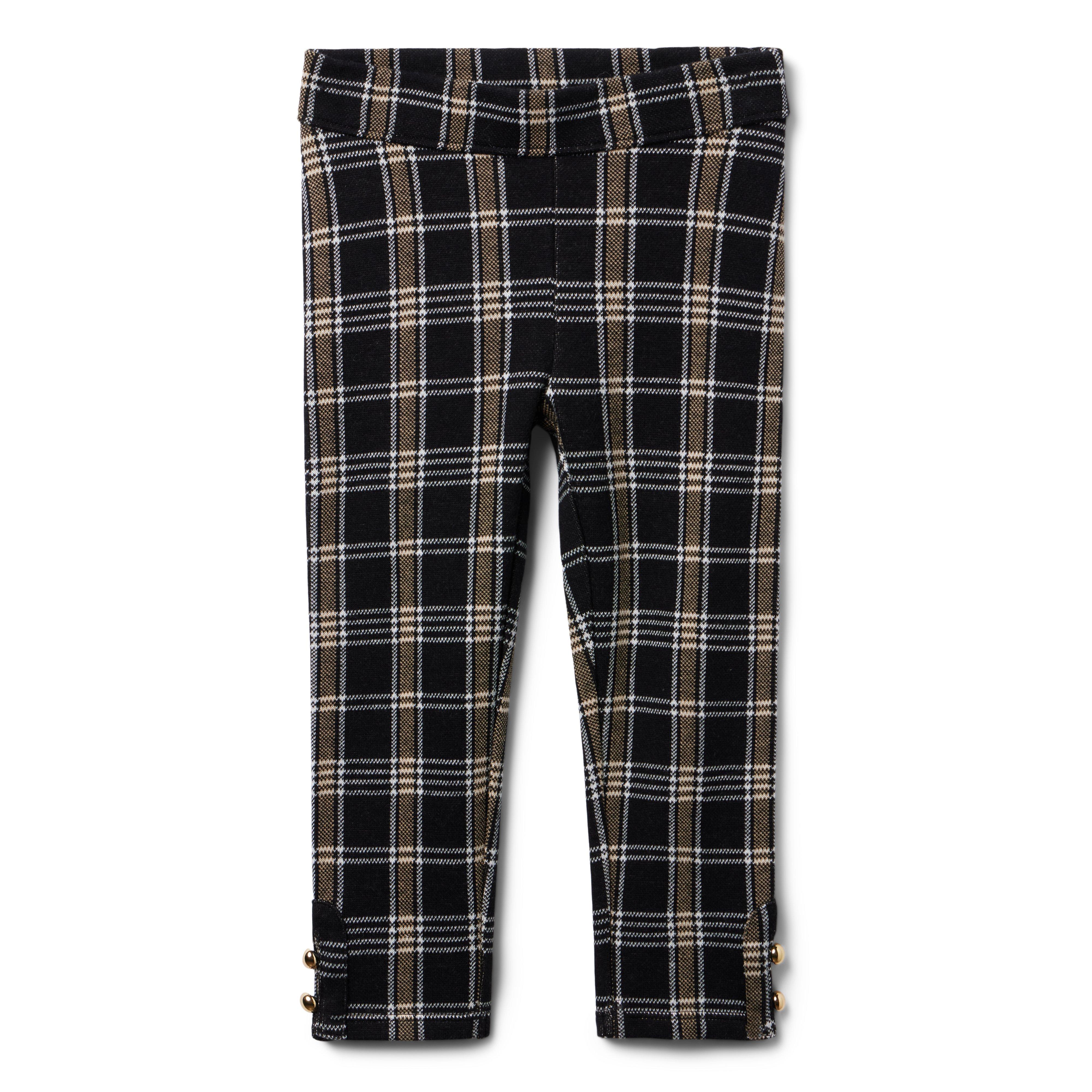 Tartan Button Cuff Jacquard Pant image number 0