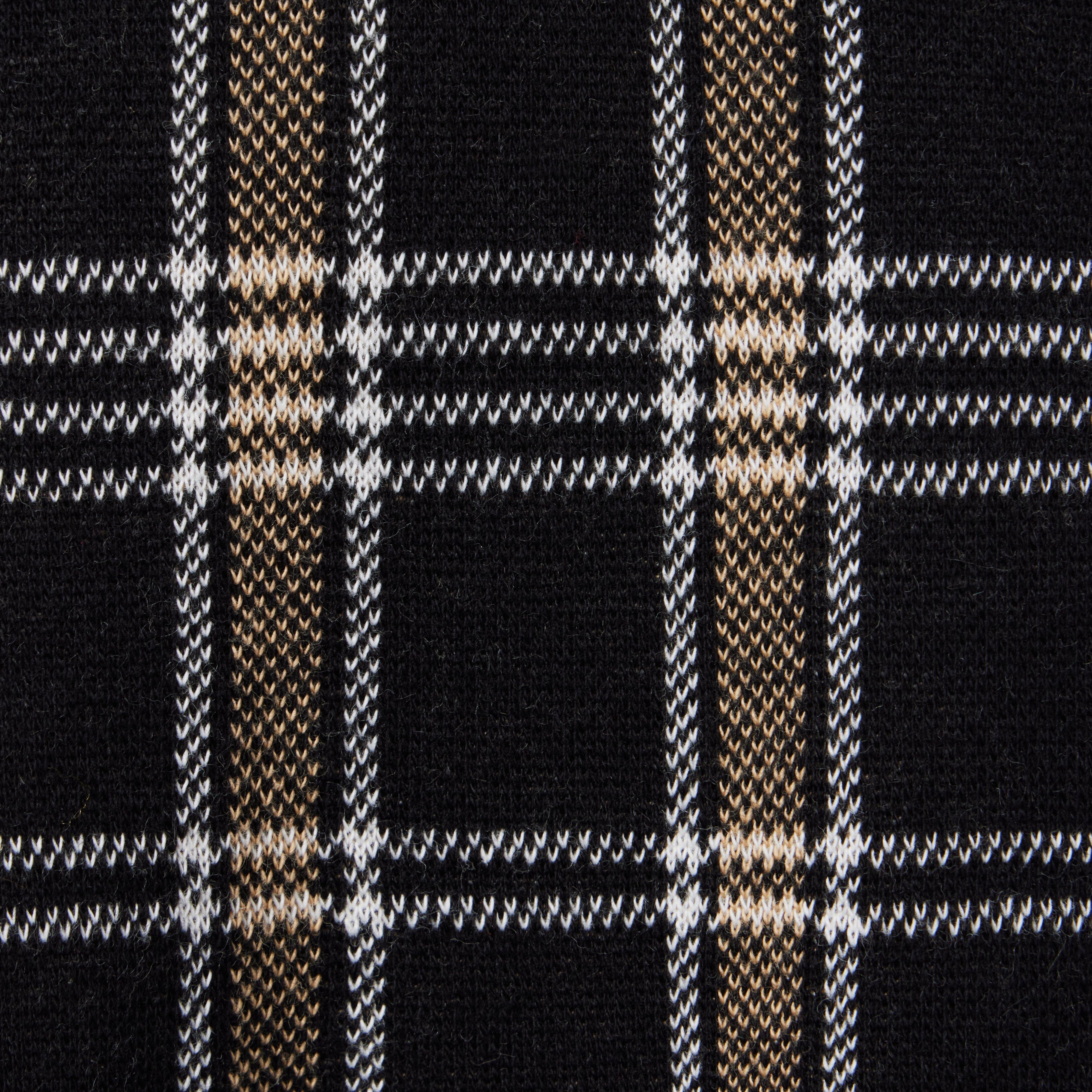 Tartan Button Cuff Jacquard Pant image number 2