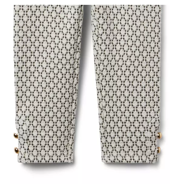 Geo Button Cuff Jacquard Pant image number 3