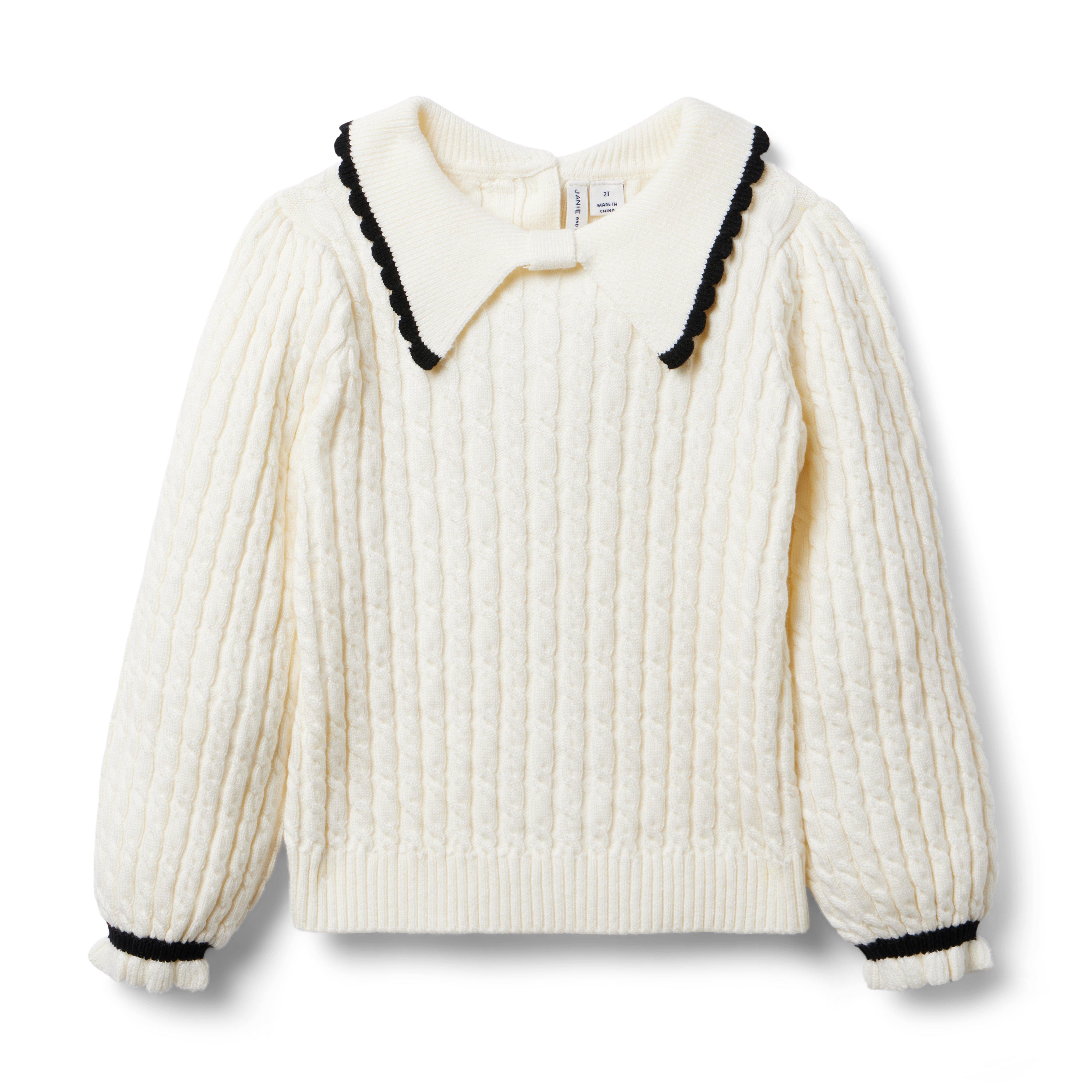 The Collared Cable Sweater