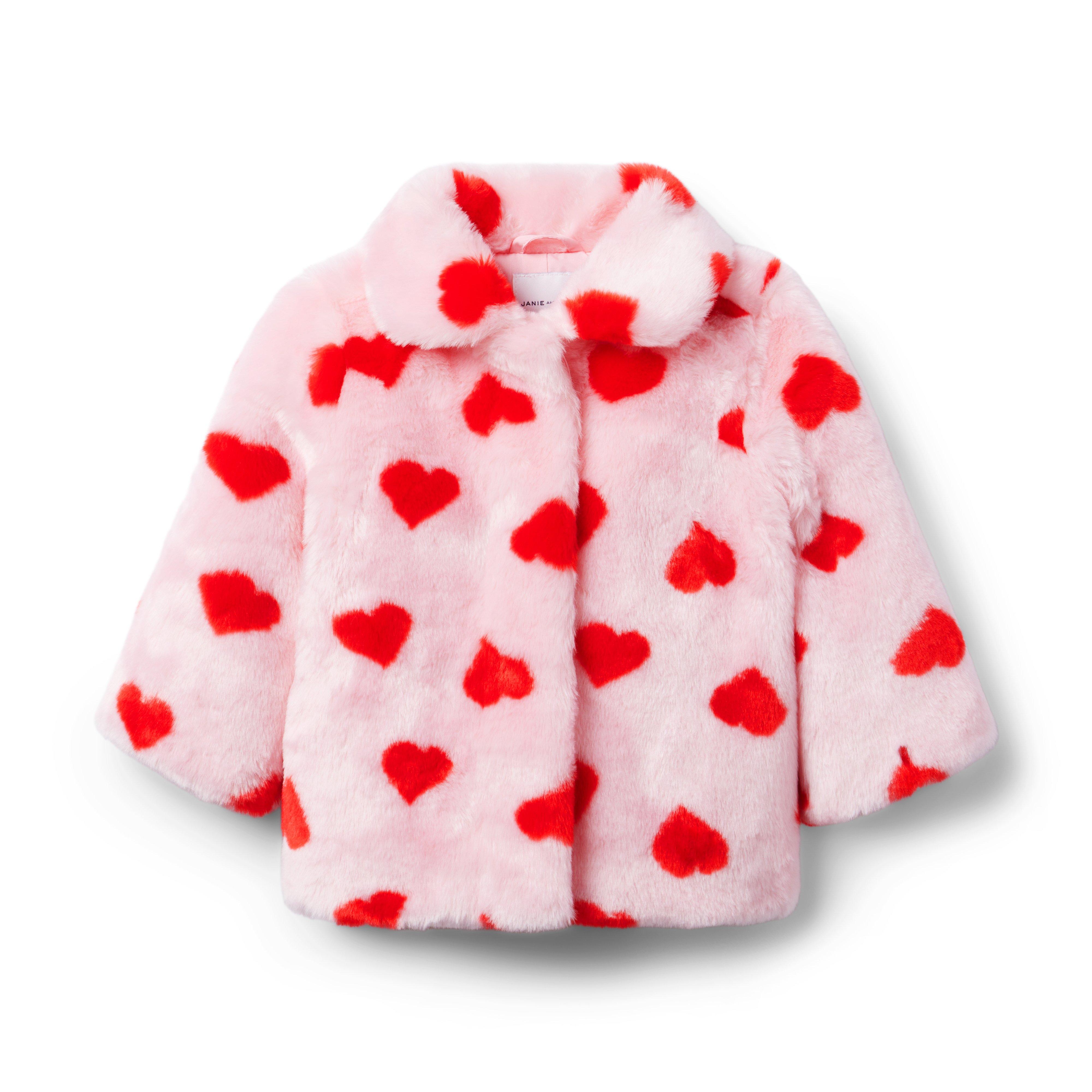 Heart Faux Fur Jacket image number 0