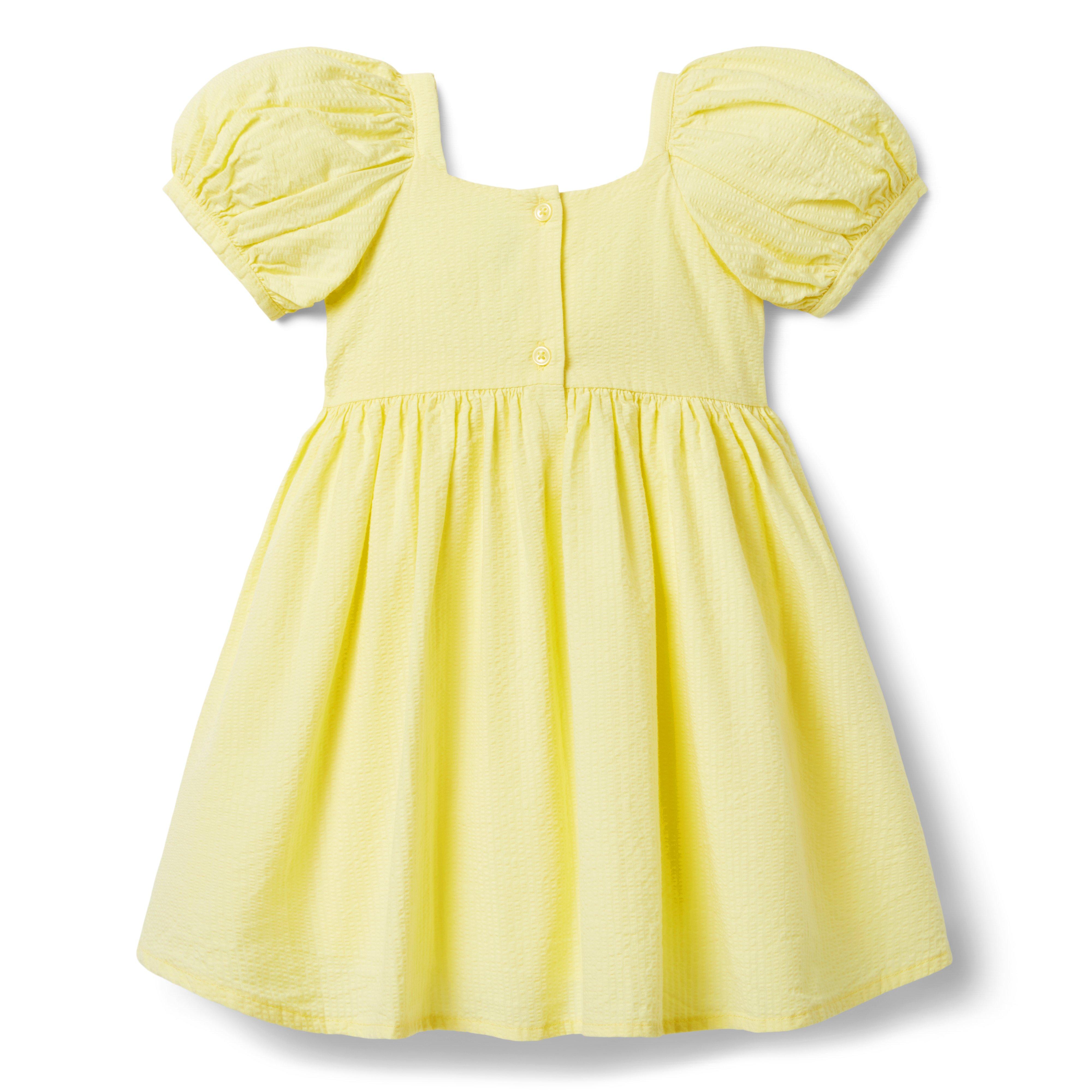 Puff Sleeve Seersucker Dress image number 1