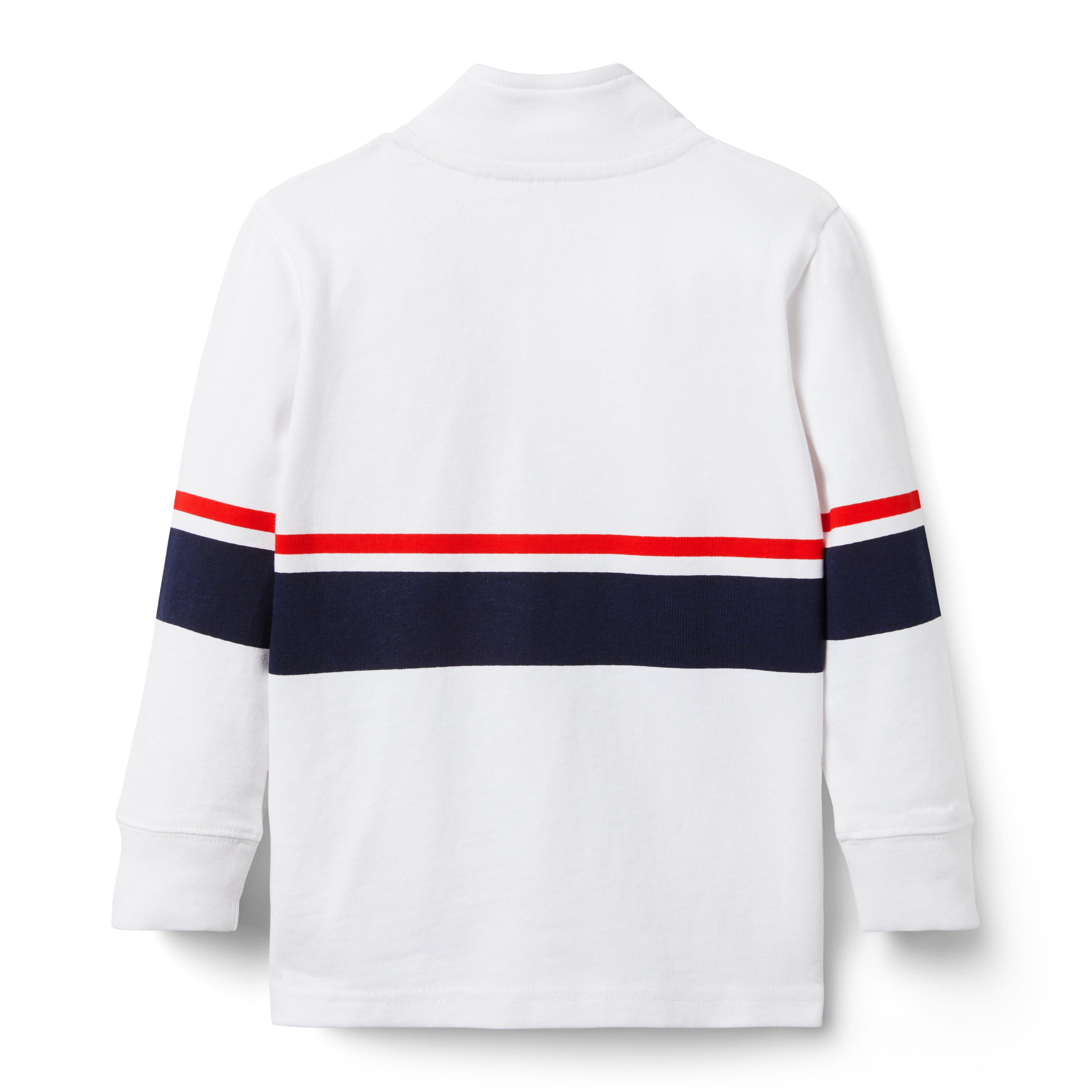 Stripe Half Snap Pullover image number 1