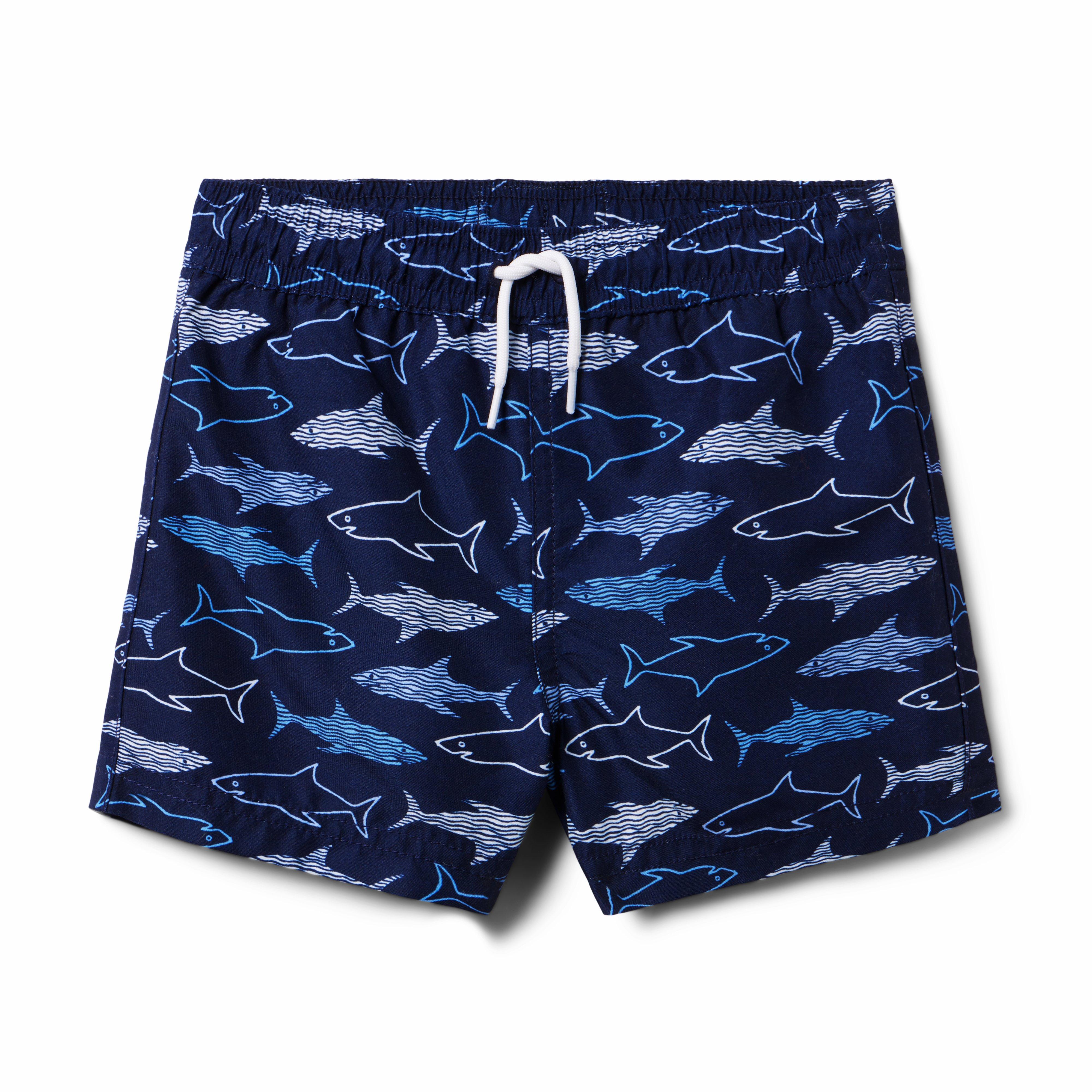 Recycled Shark Swim Trunk image number 0
