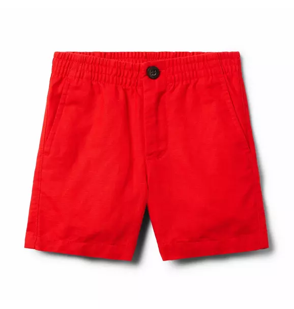 Linen-Cotton Pull-On Short image number 0