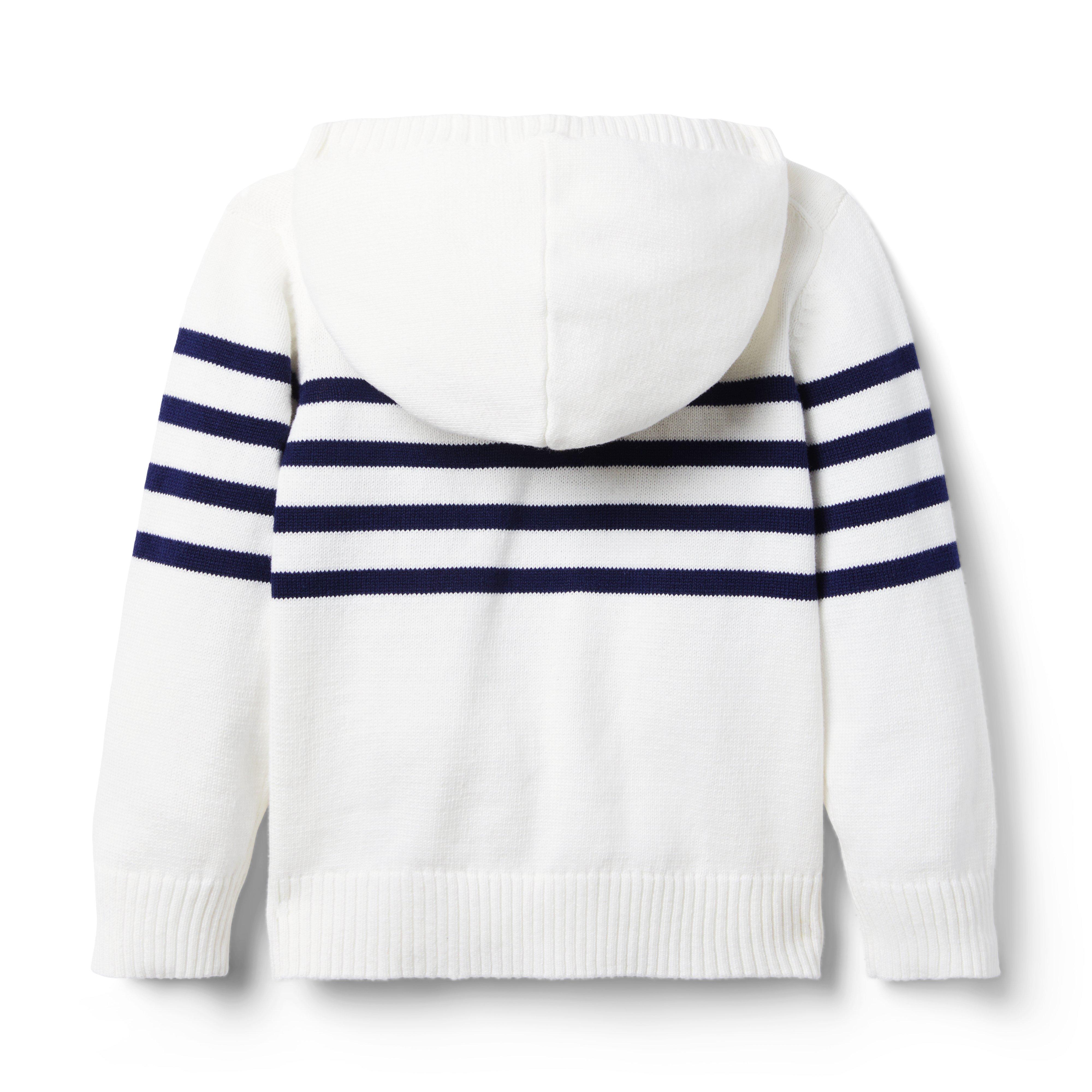 The Stripe Hooded Sweater image number 1