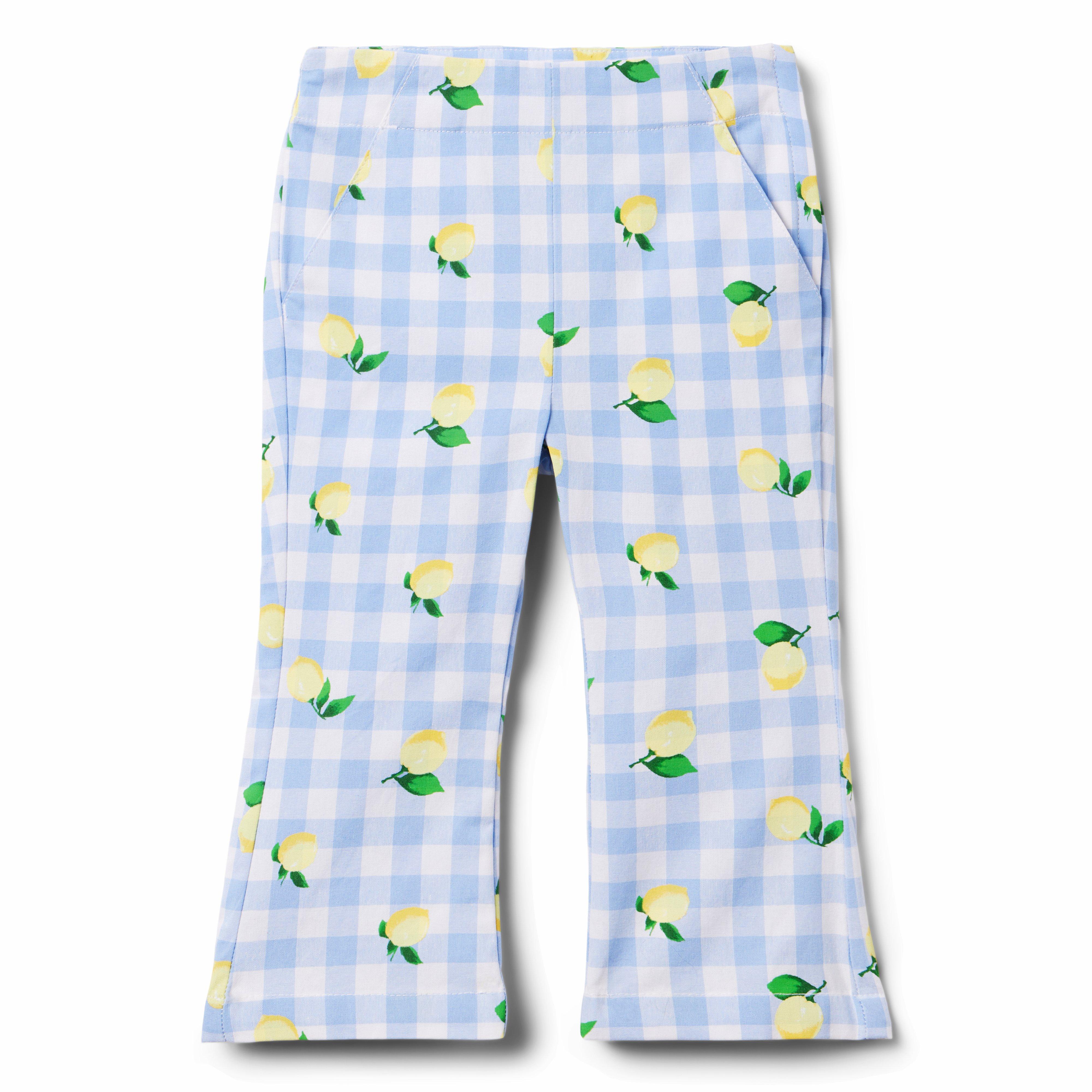 Lemon Gingham Flare Pant image number 0