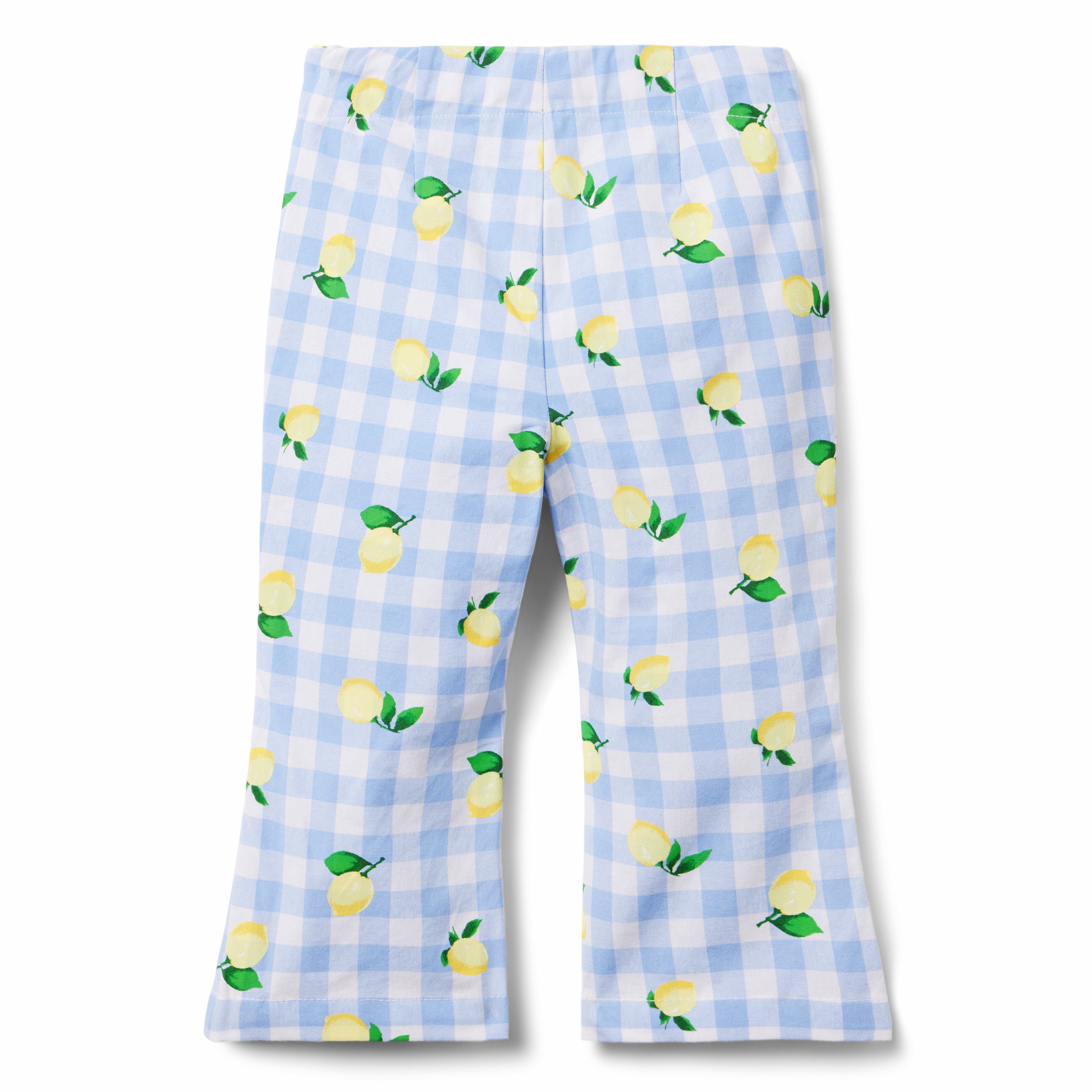 Lemon Gingham Flare Pant image number 1