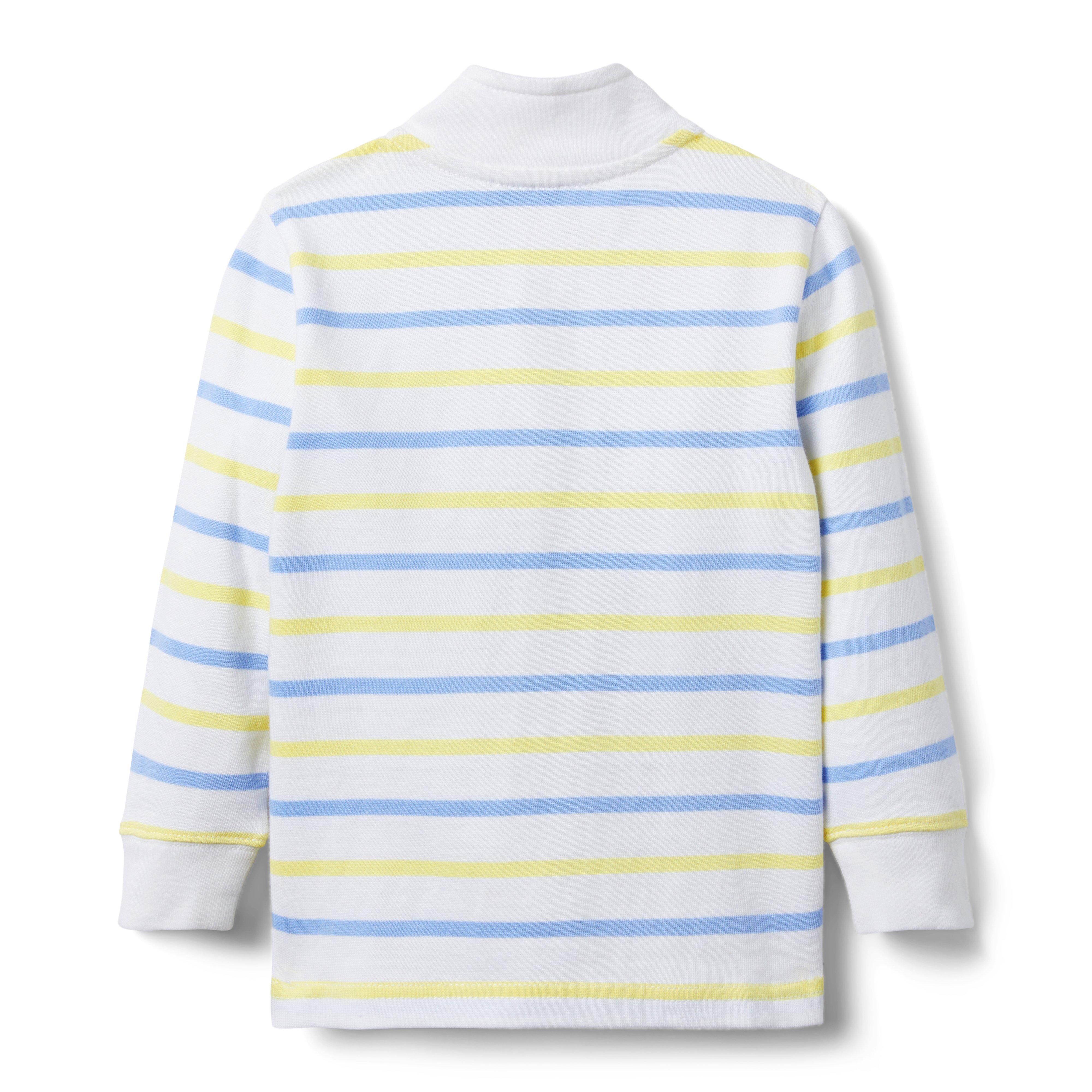 Striped Half Snap Pullover