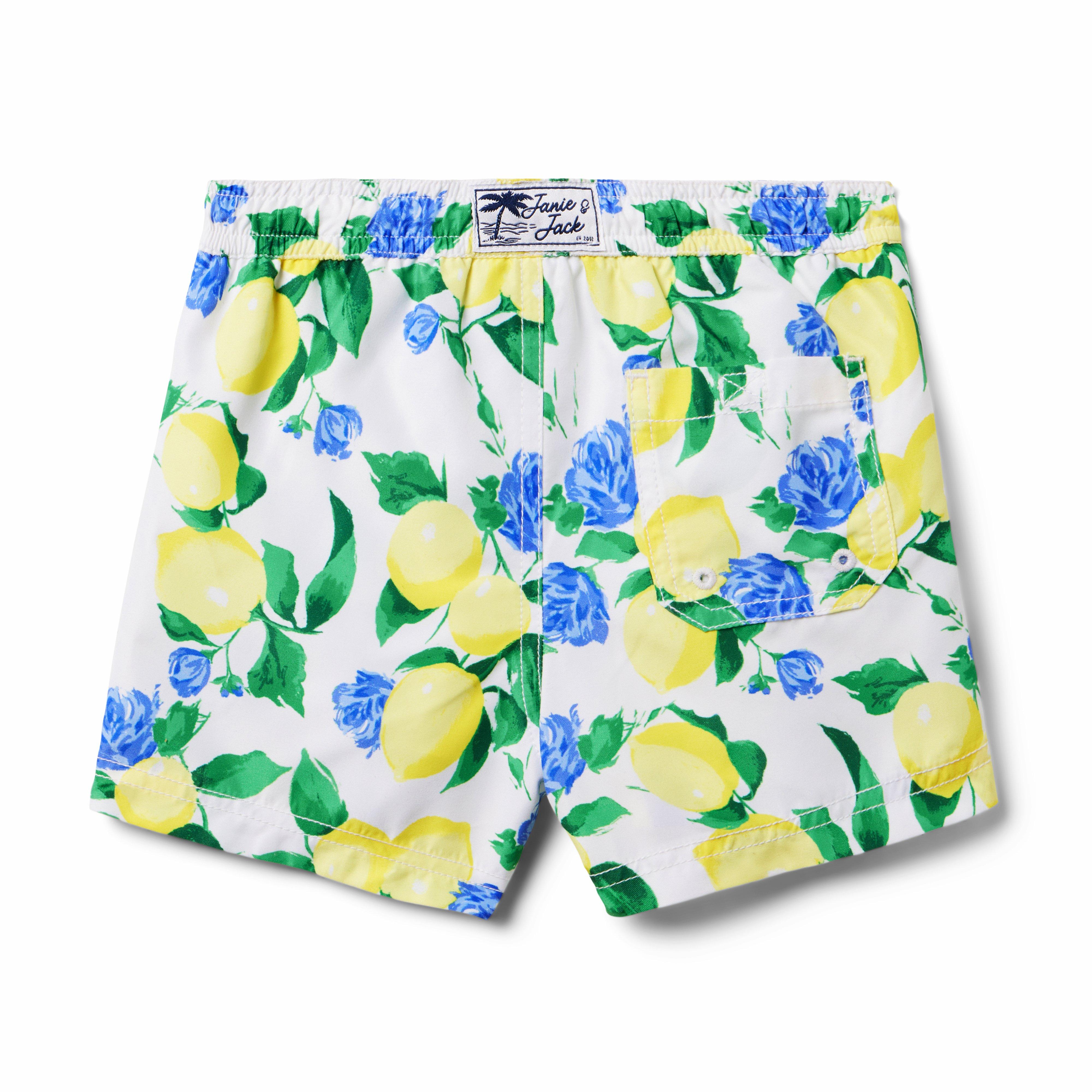 Recycled Lemon Swim Trunk