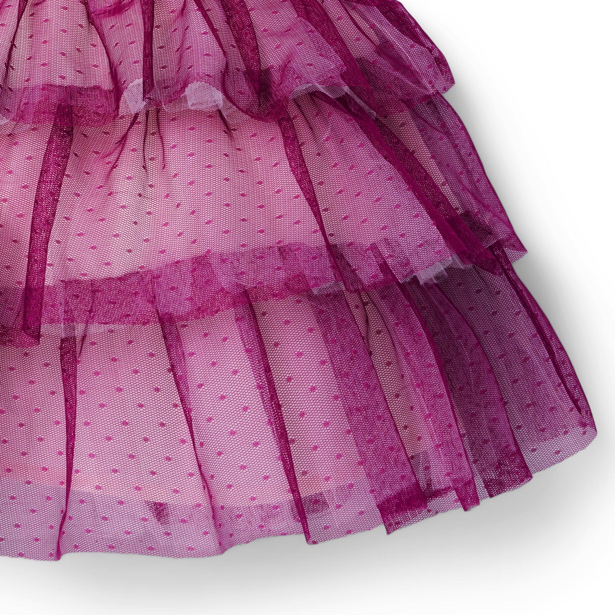 Dot Tiered Tulle Dress image number 4