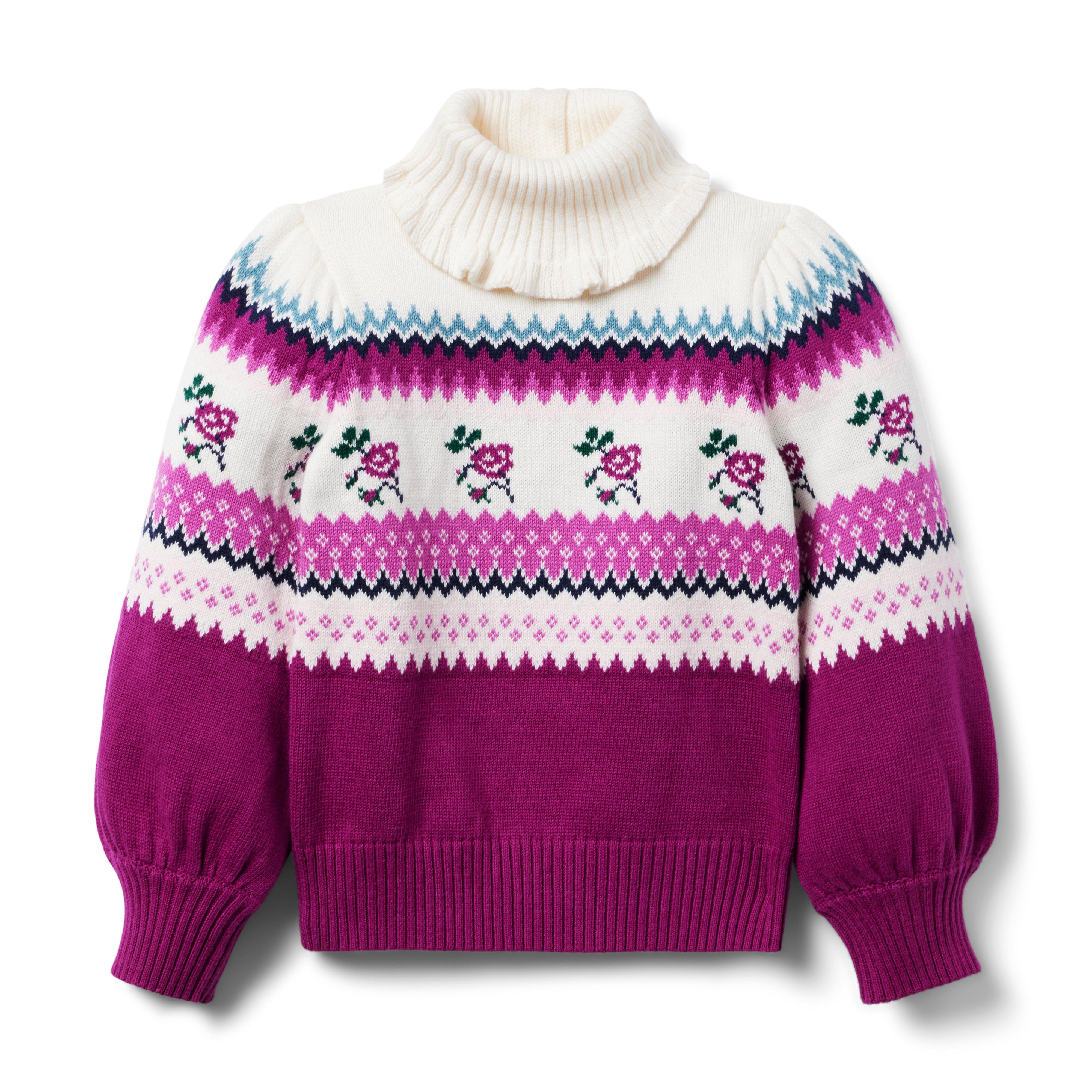 Rose Fair Isle Sweater