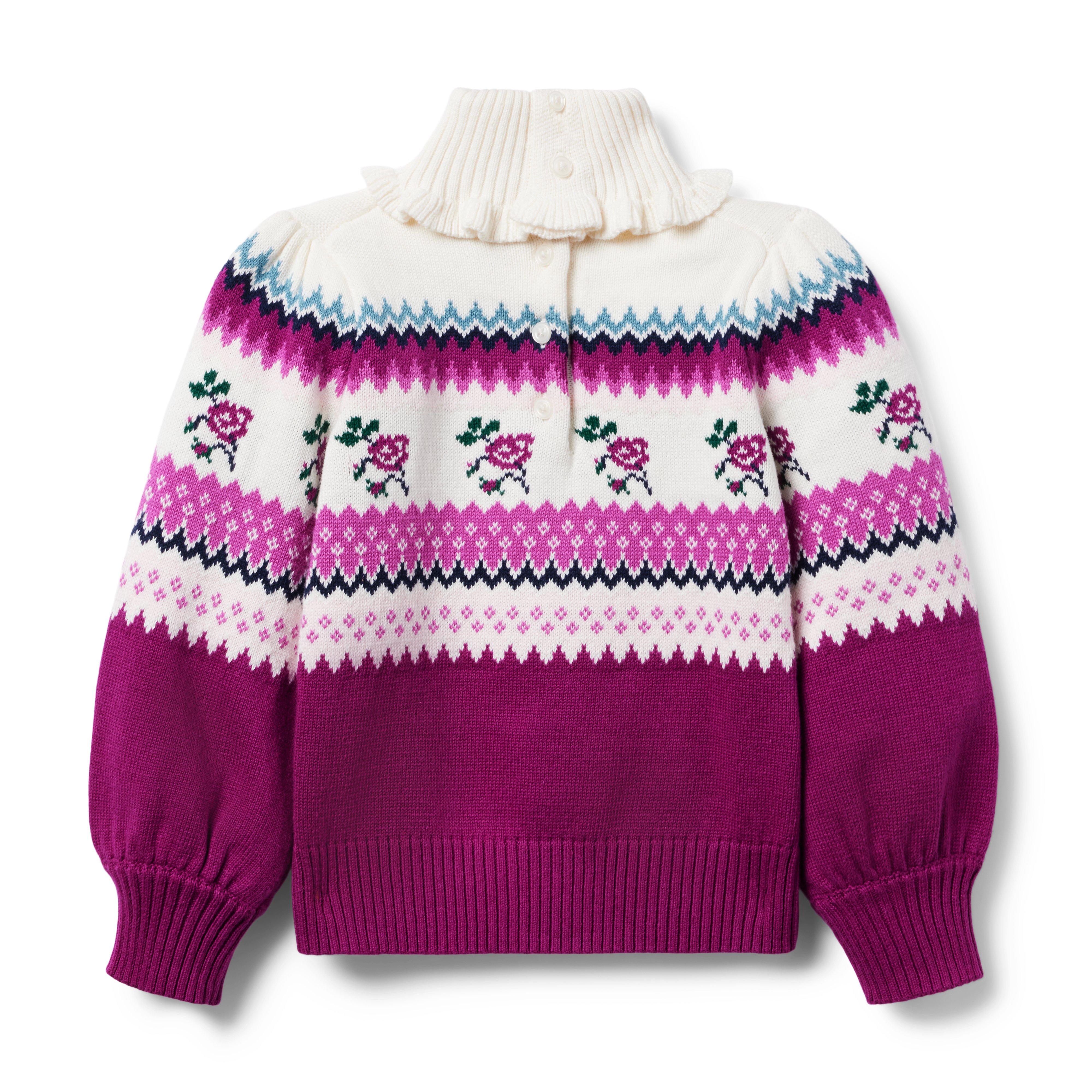 Rose Fair Isle Sweater