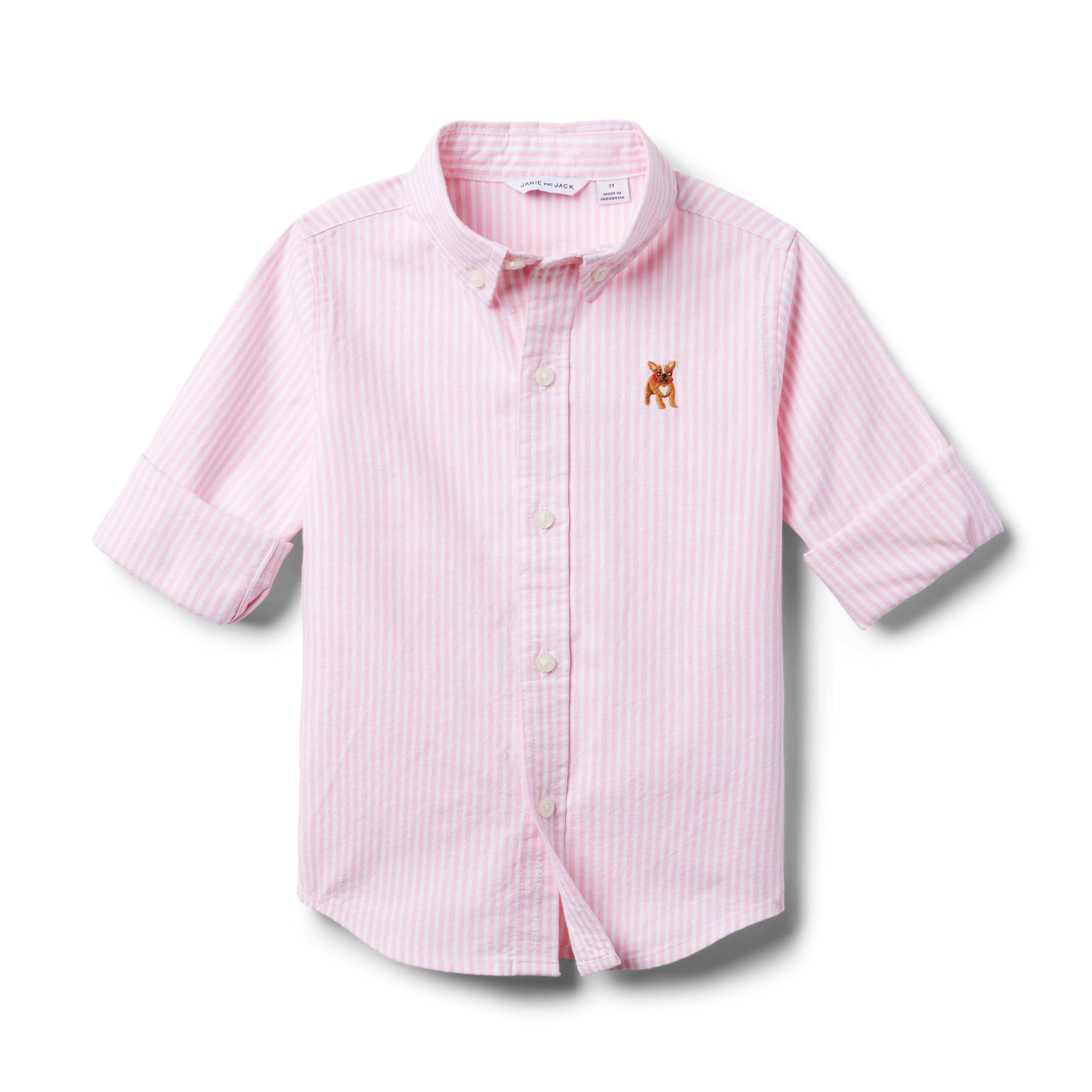 Boy Candy Pink Stripe The Striped Oxford Shirt by Janie and Jack