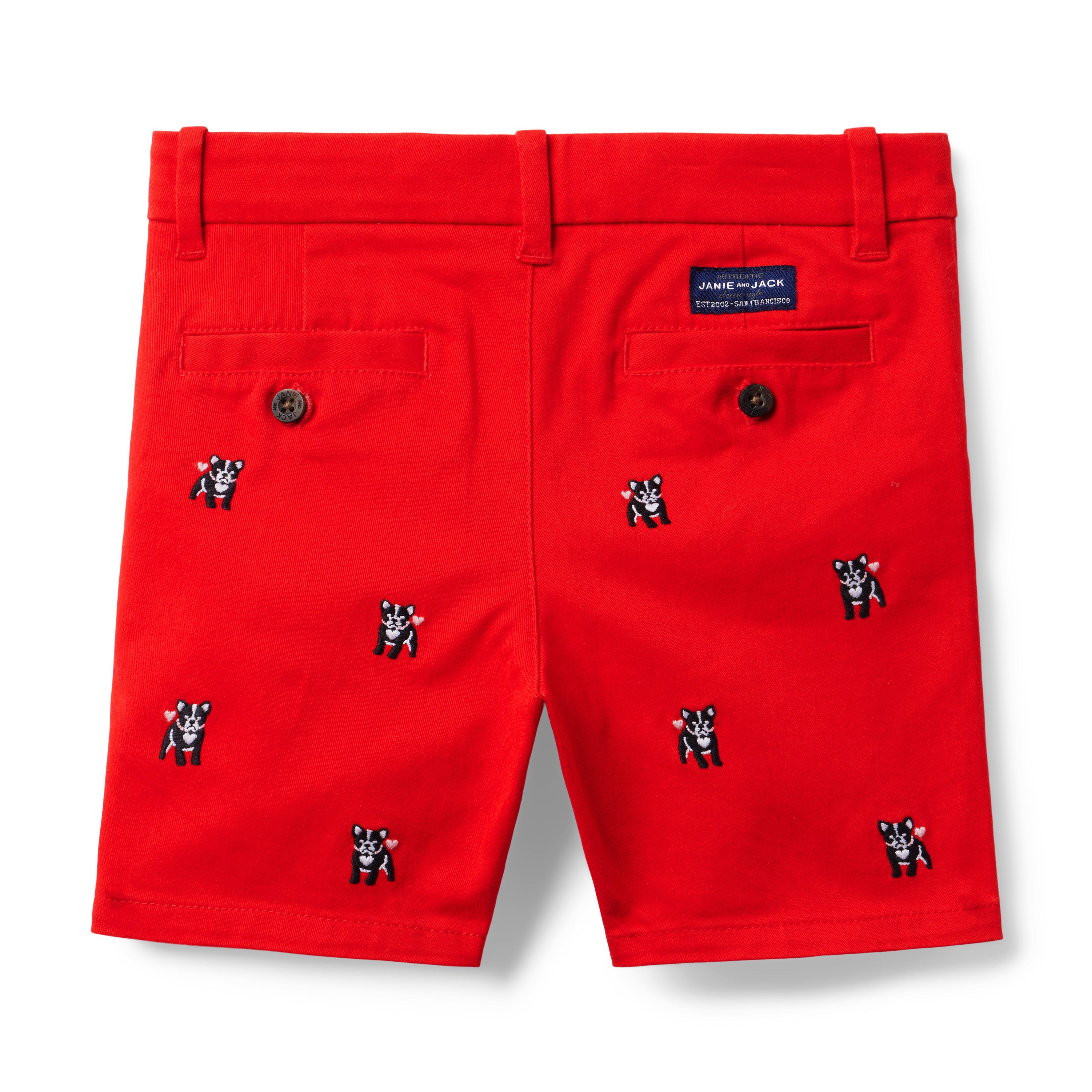 The Embroidered Twill Short