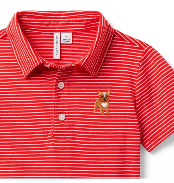 The Striped Jersey Polo image number 3