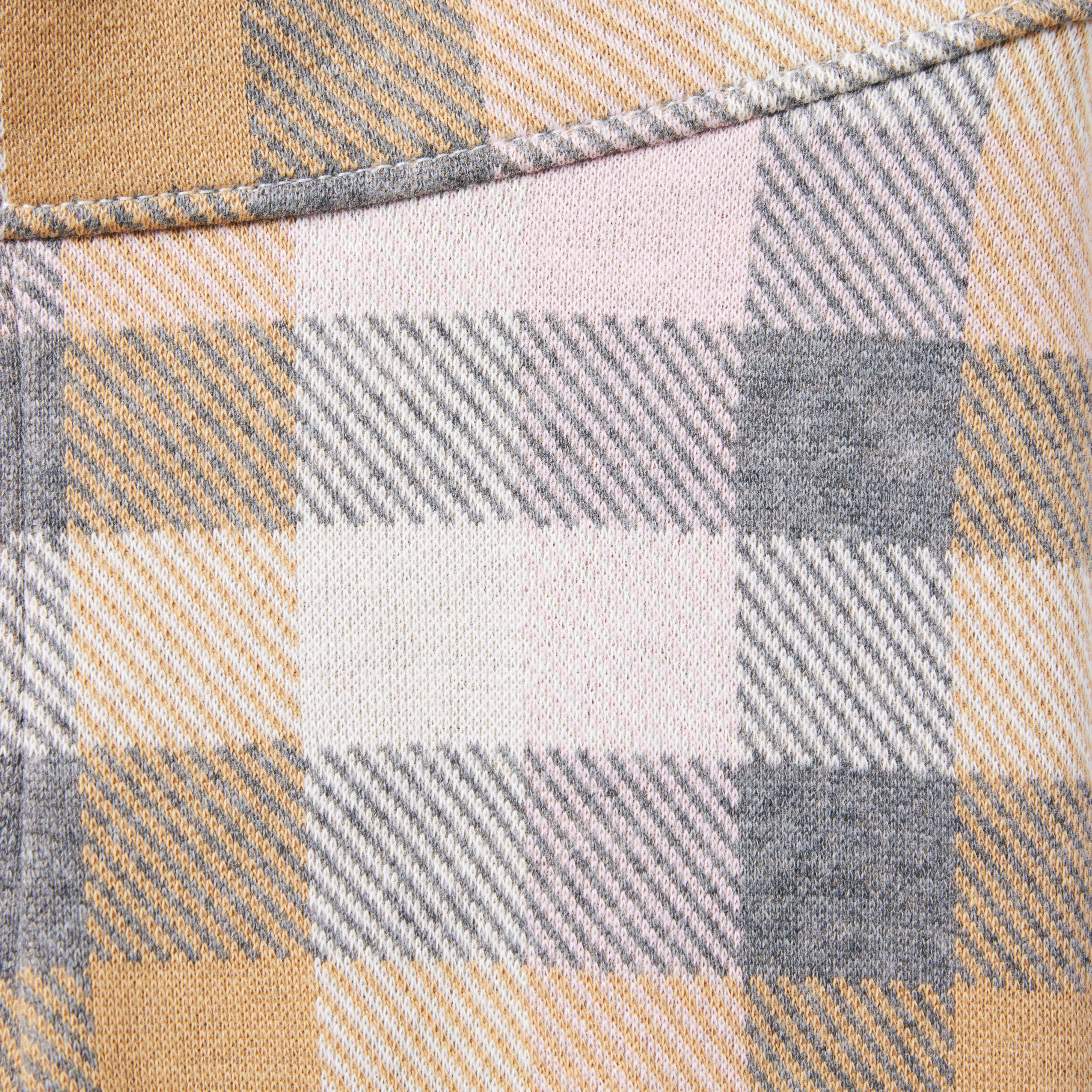 Tartan Button Cuff Jacquard Pant image number 2