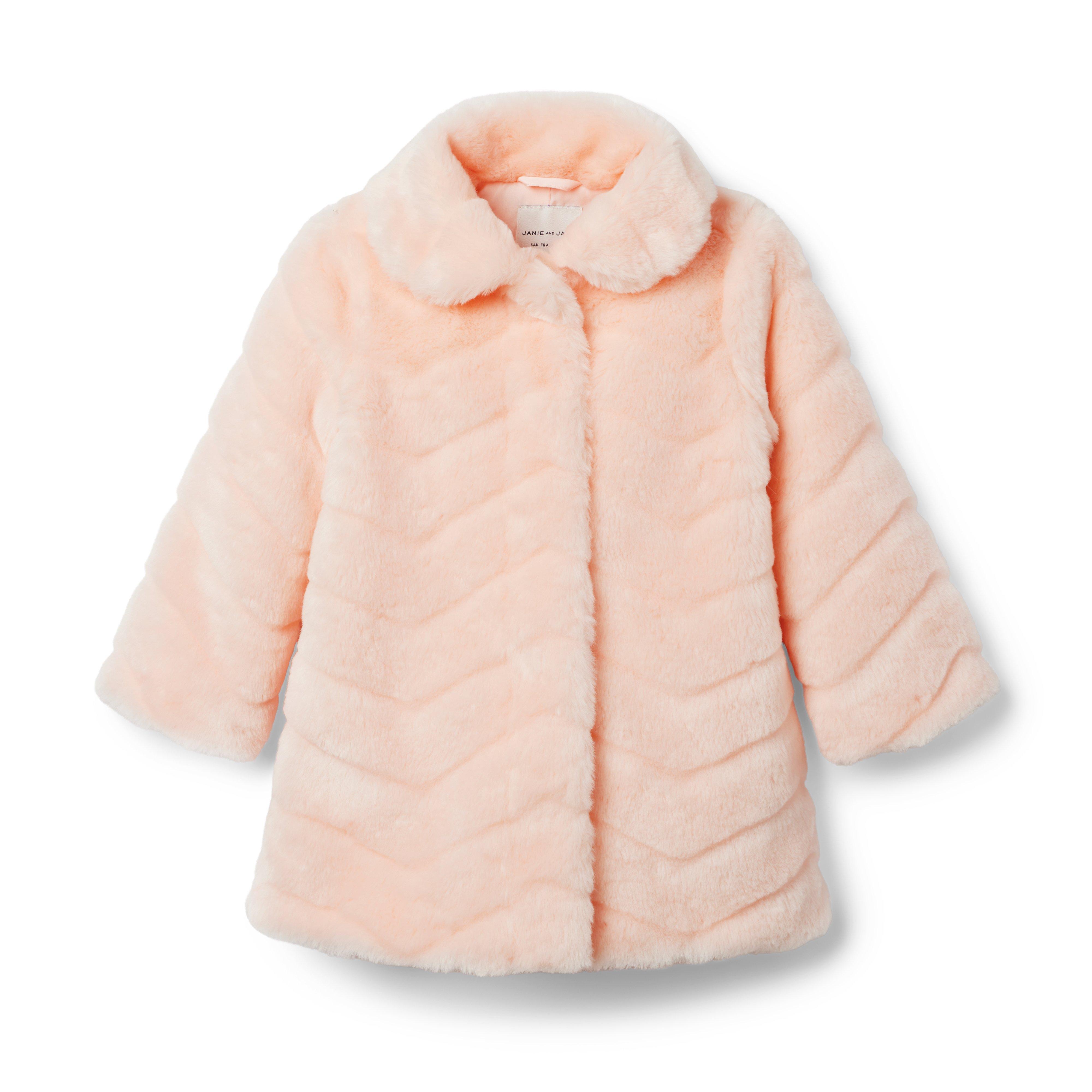 Baby pink fur on sale jacket