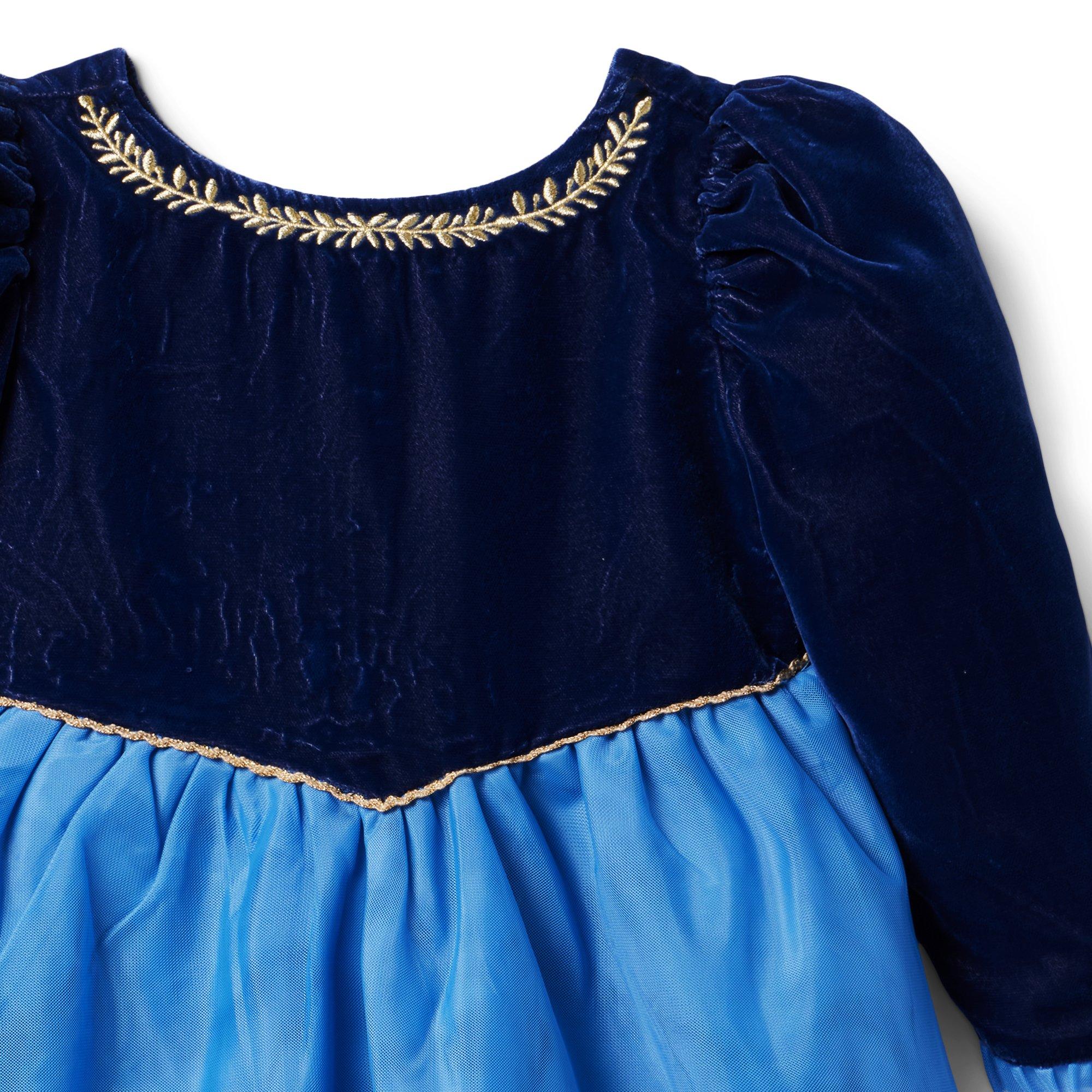 Disney Frozen Velvet Tulle Dress image number 2