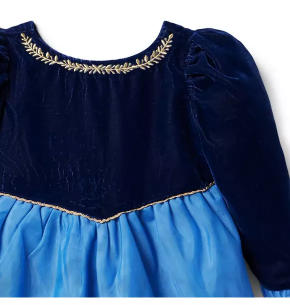 Disney Frozen Velvet Tulle Dress image number 2