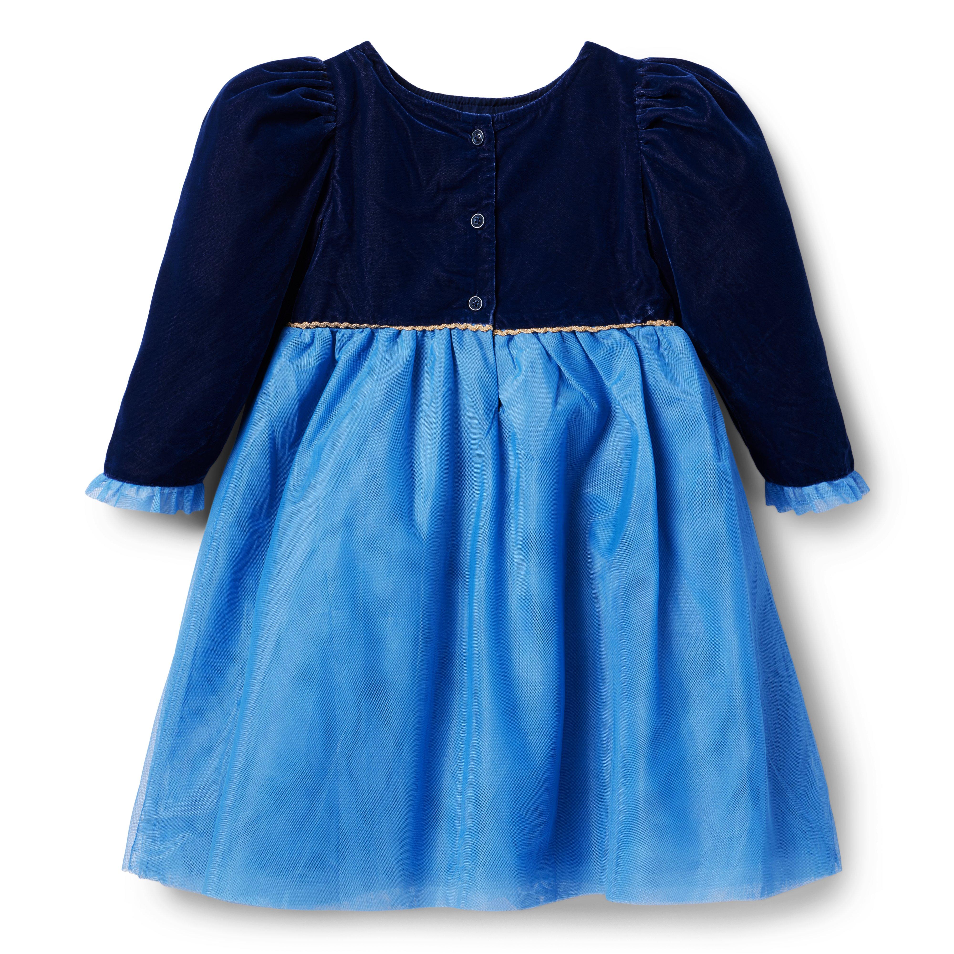 Disney Frozen Velvet Tulle Dress