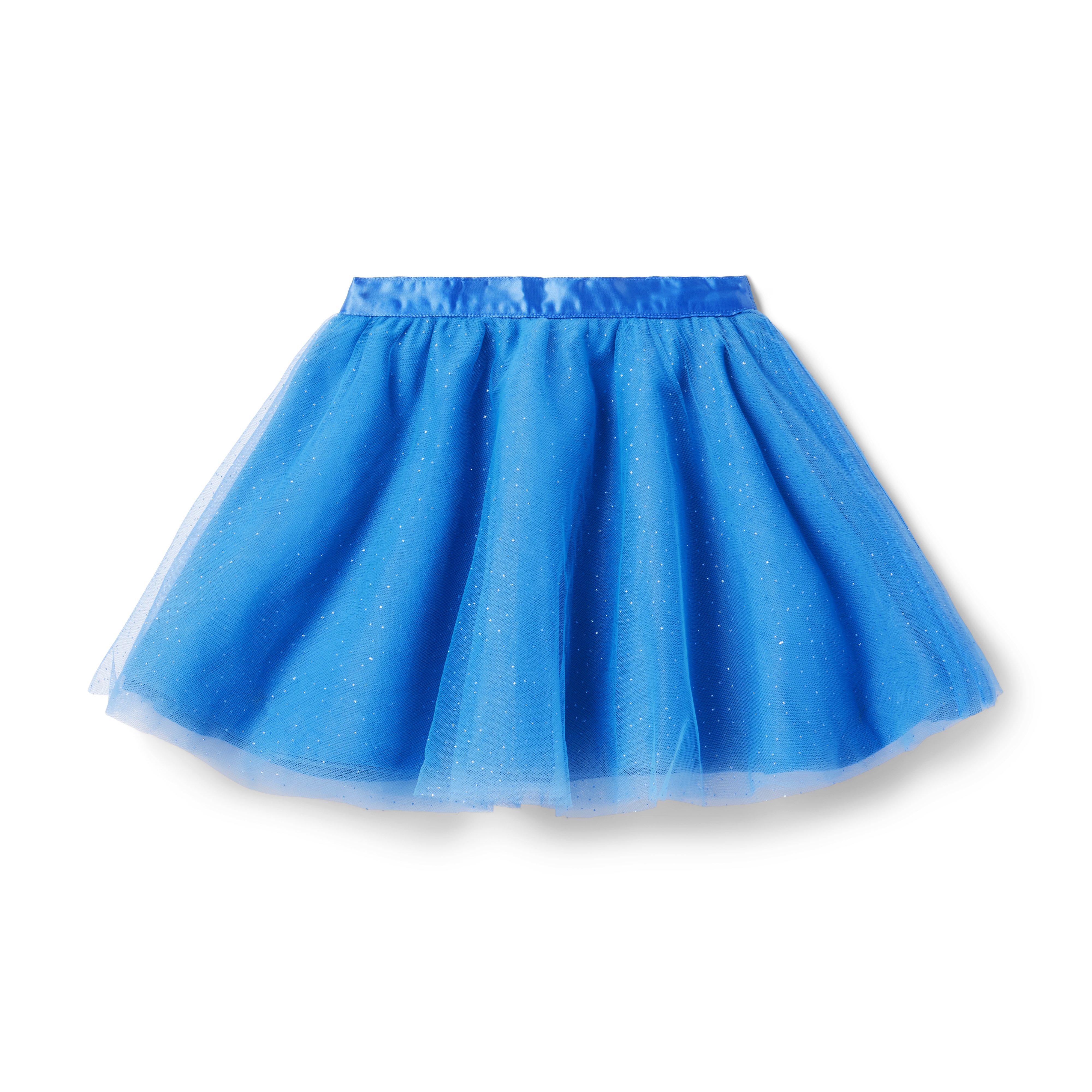 Girl Enchanting Blue Disney Frozen Sparkle Tulle Skirt by Janie and Jack