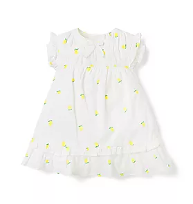 The Sunshine Lemon Baby Dress