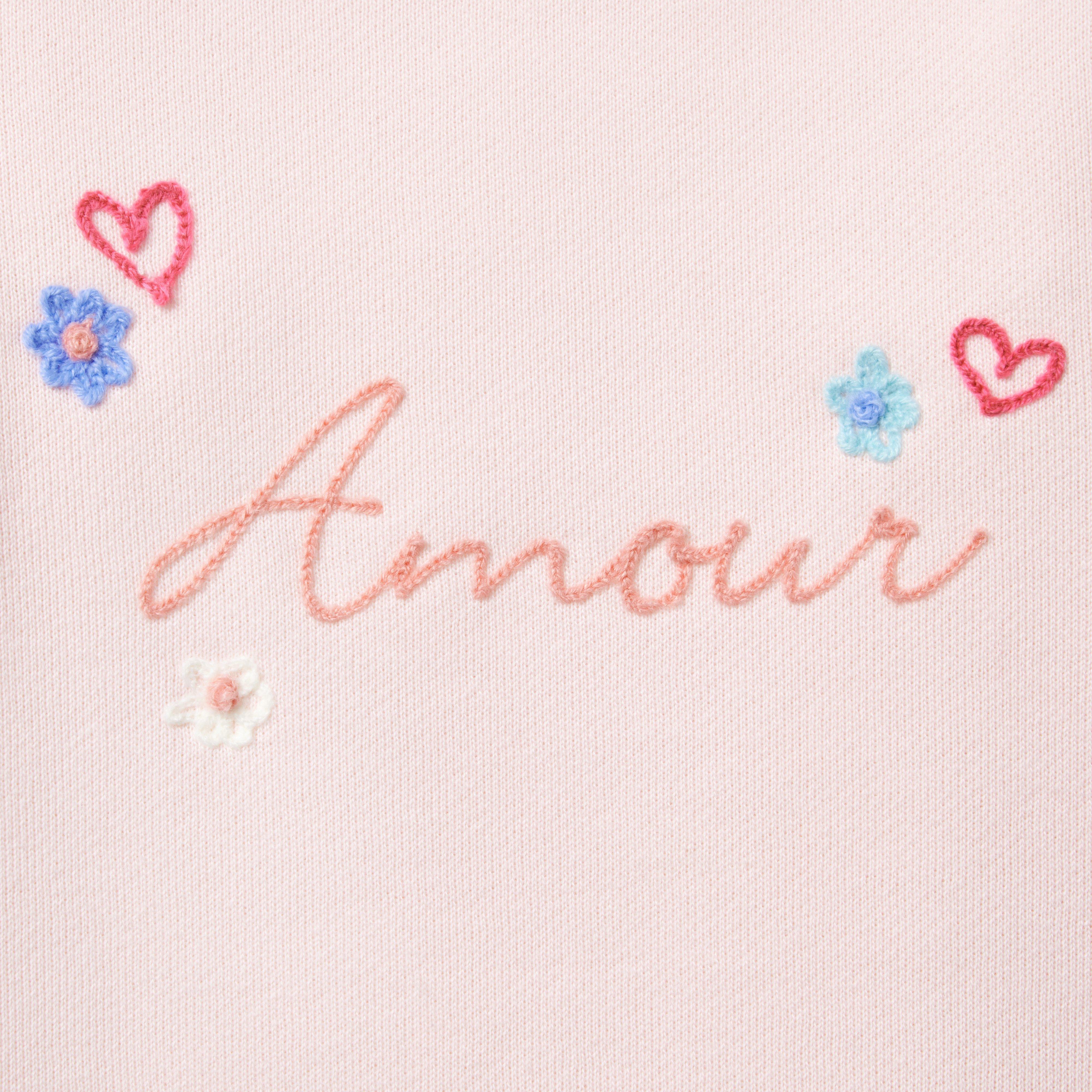 Amour Ruffle Shoulder Sweatshirt