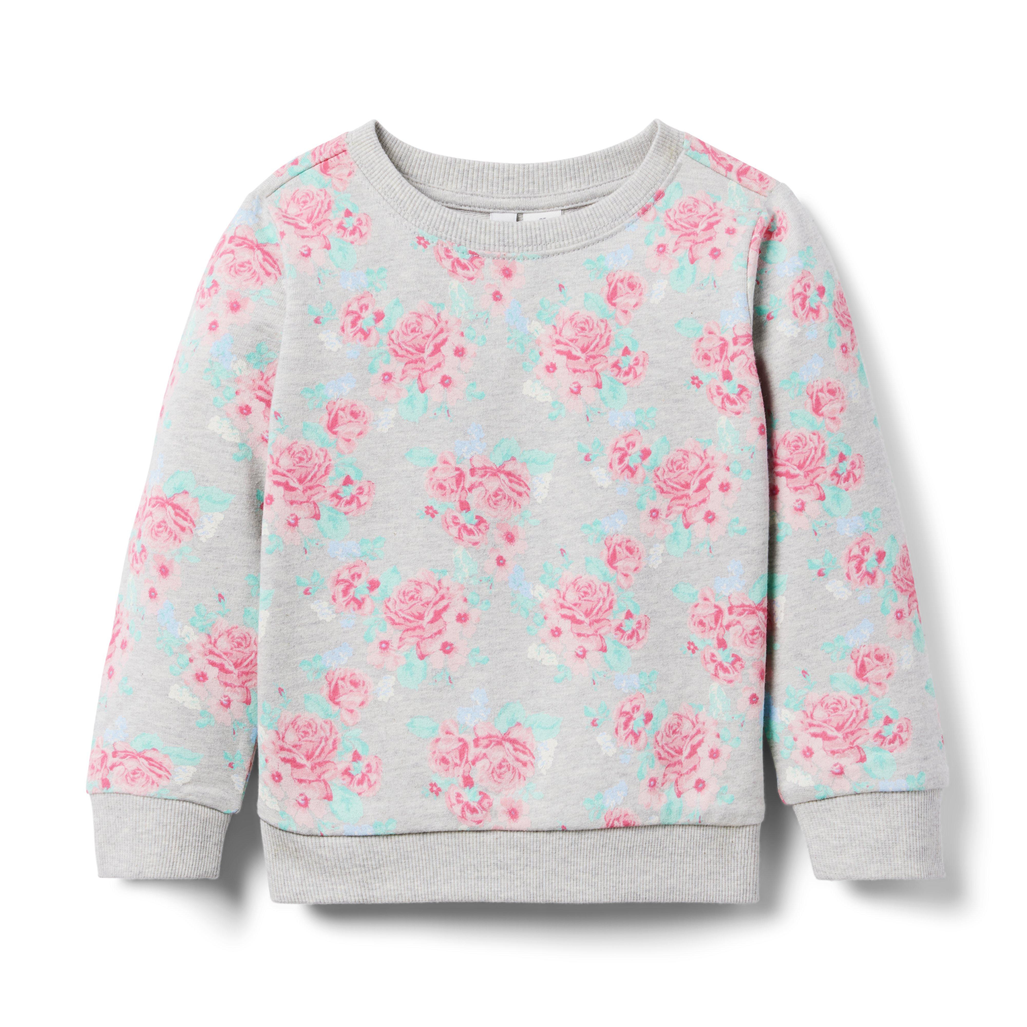 Floral French Terry Sweatshirt