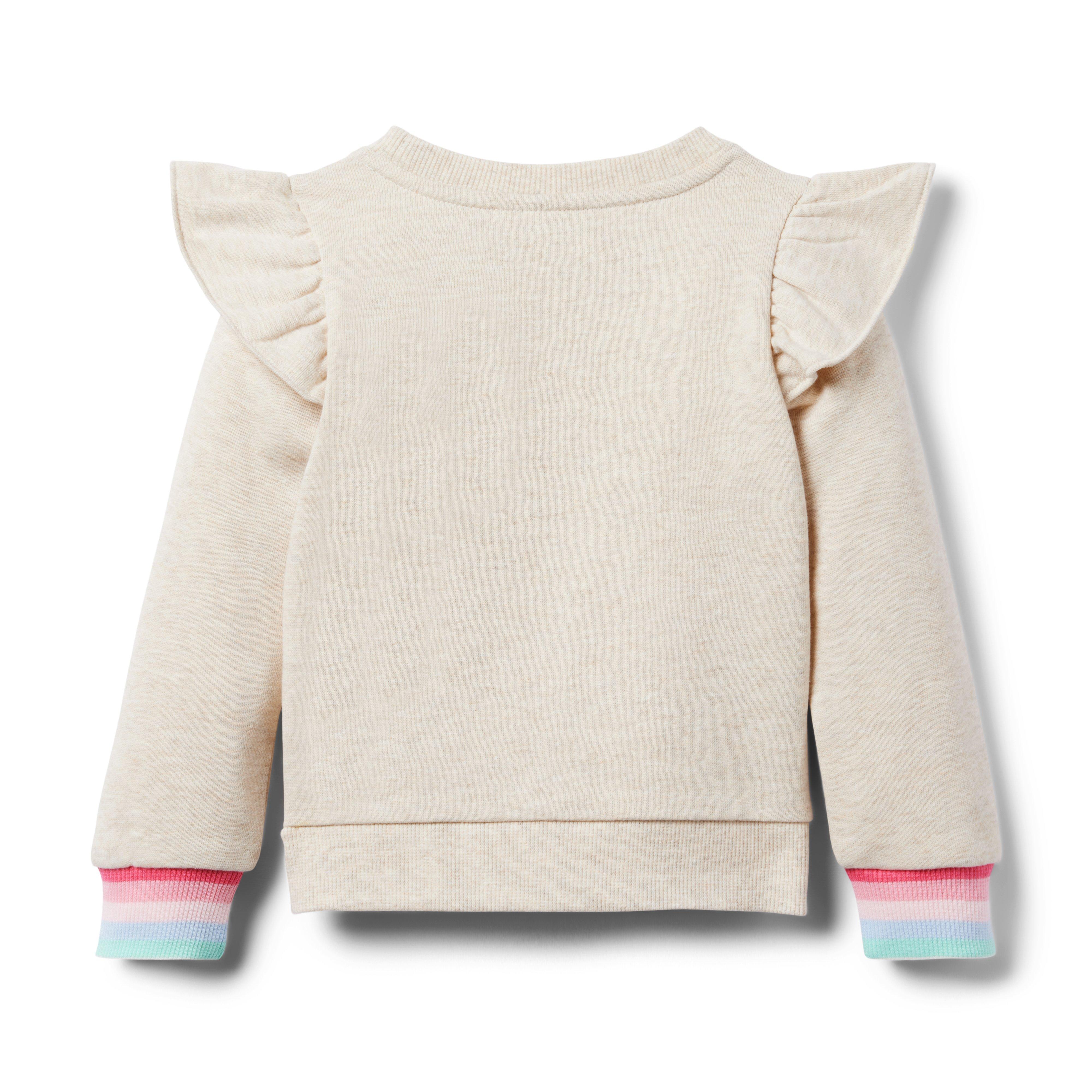 Bonjour Ruffle Shoulder Sweatshirt image number 1