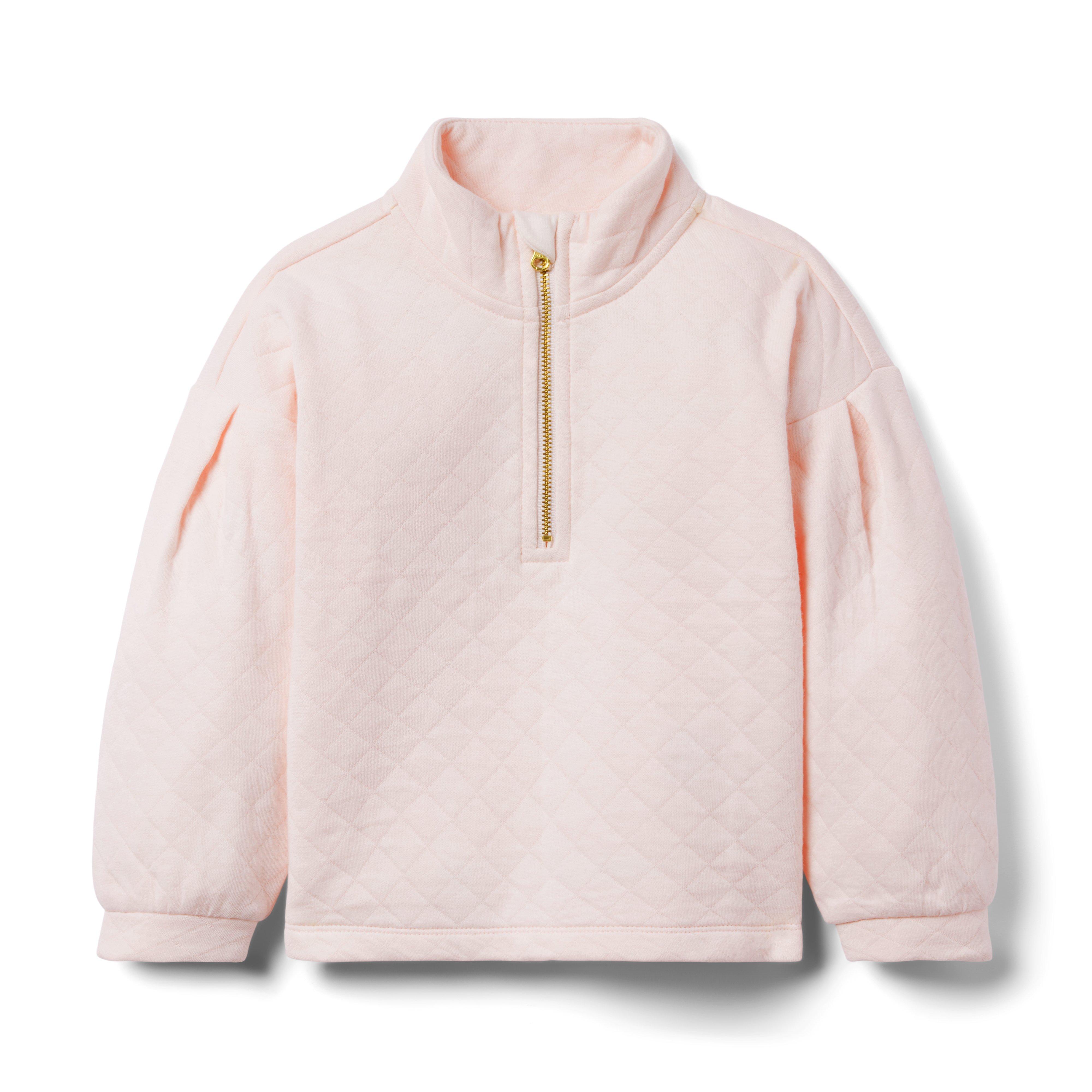 Quilted Half-Zip Sweatshirt image number 0