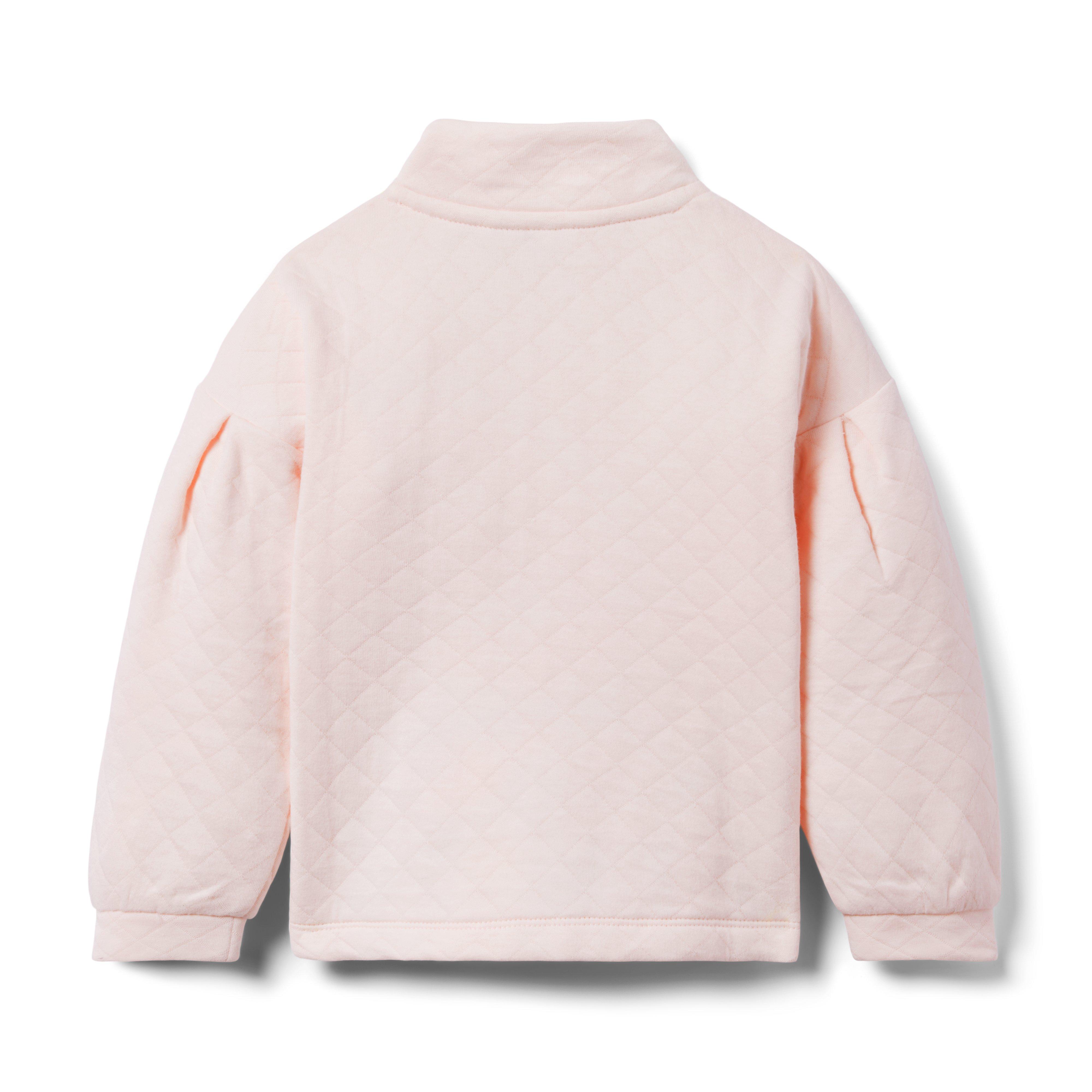 Quilted Half-Zip Sweatshirt image number 1