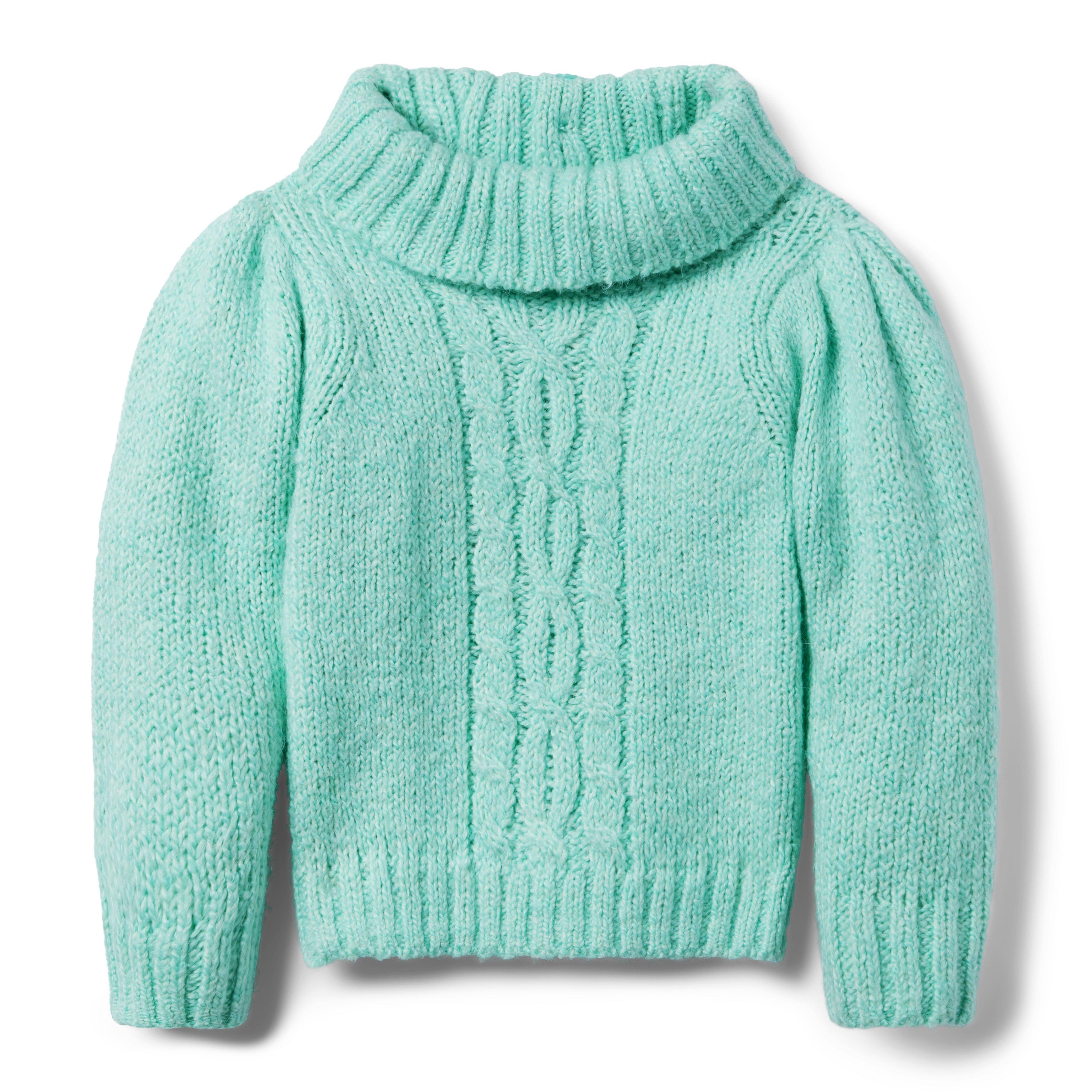 Cable Knit Marled Sweater image number 0