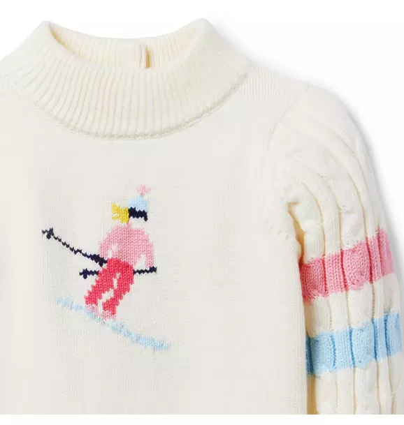 Cable Knit Ski Sweater image number 3