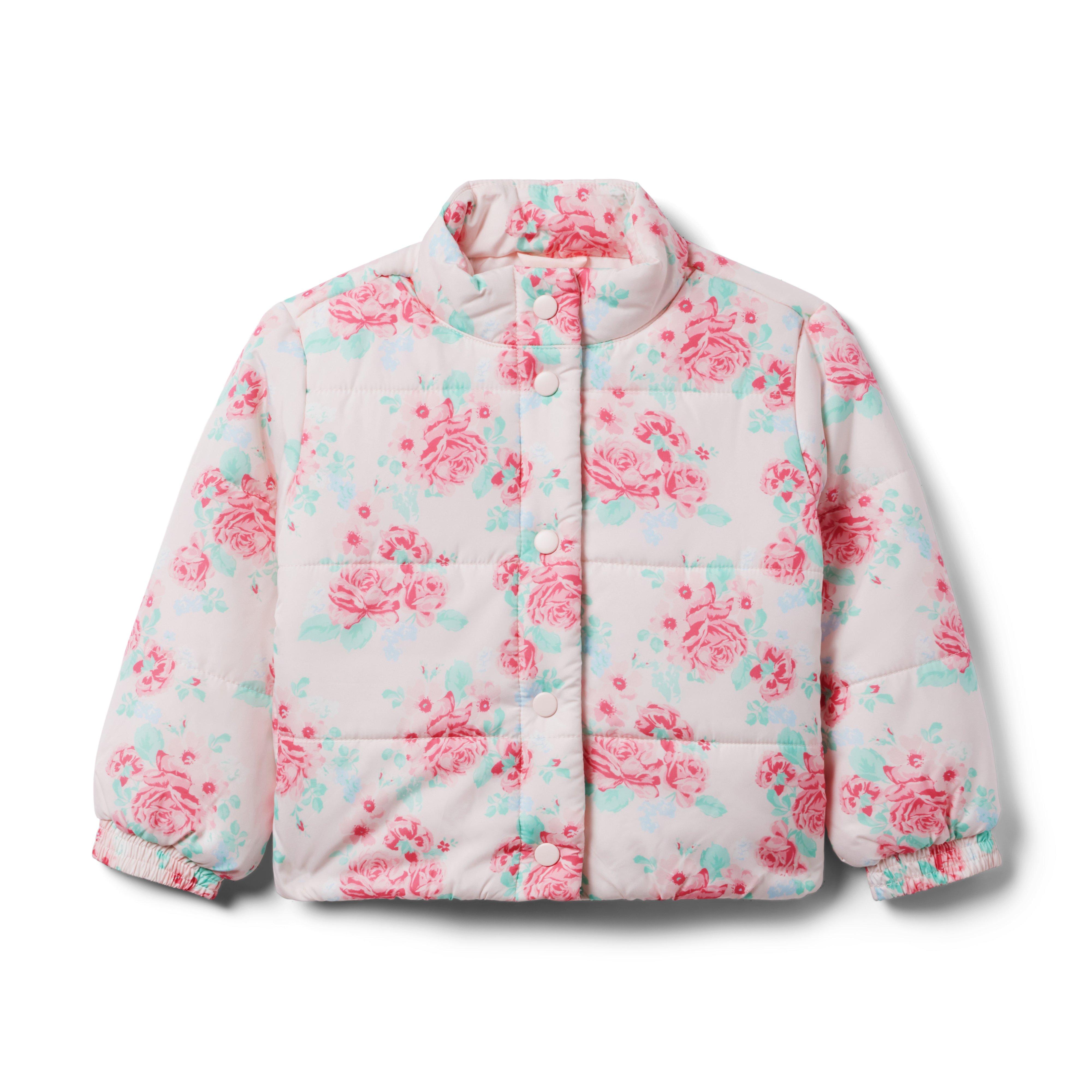 Floral Puffer Jacket