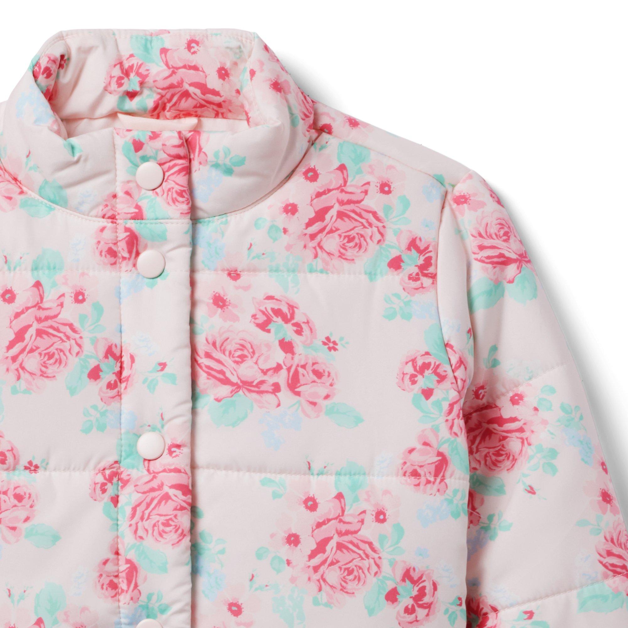 Floral Puffer Jacket image number 3