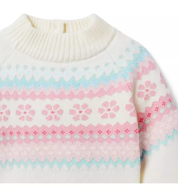 The Flower Fair Isle Sweater image number 3