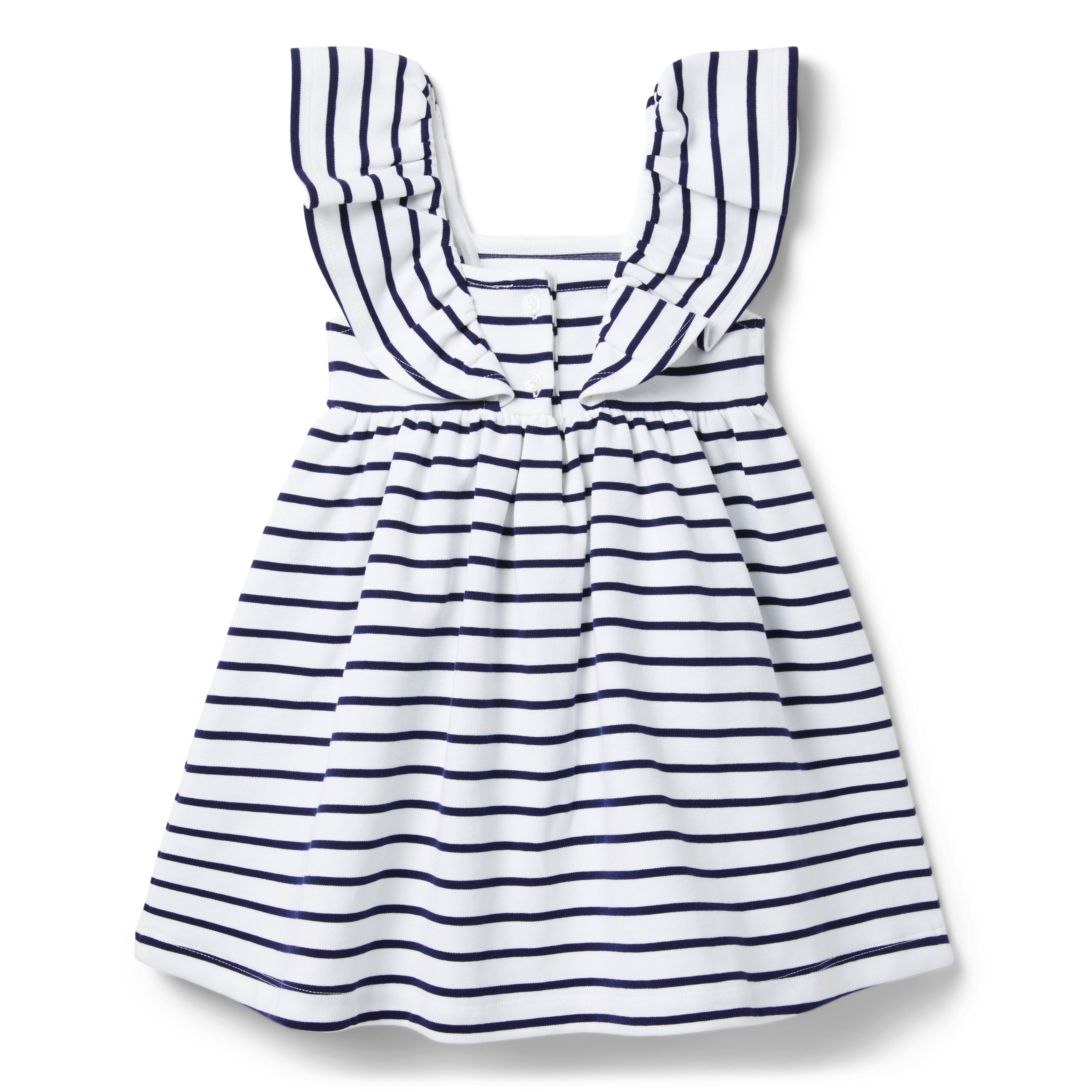 Striped Ponte Dress image number 1