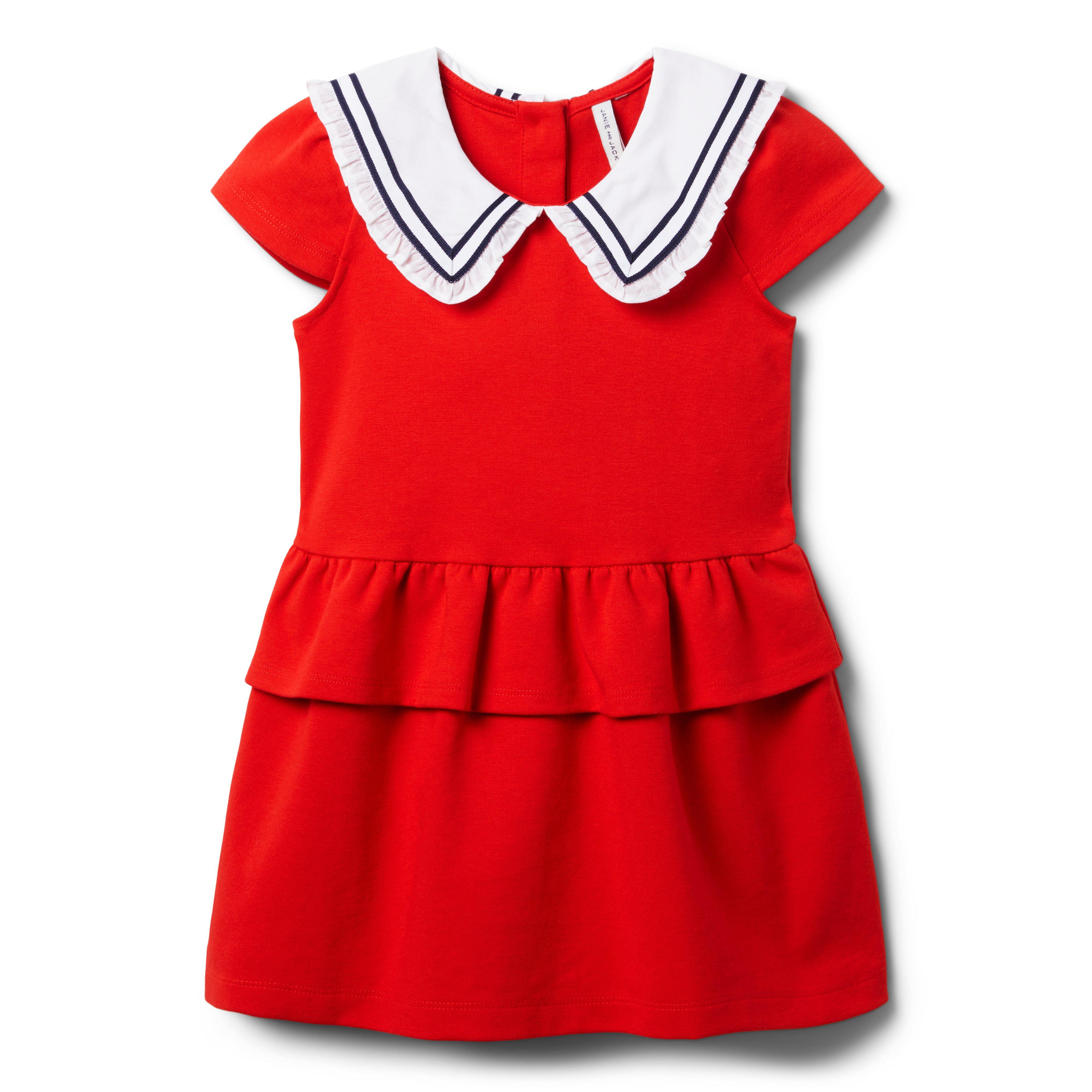 Sailor Collar Ponte Dress image number 0