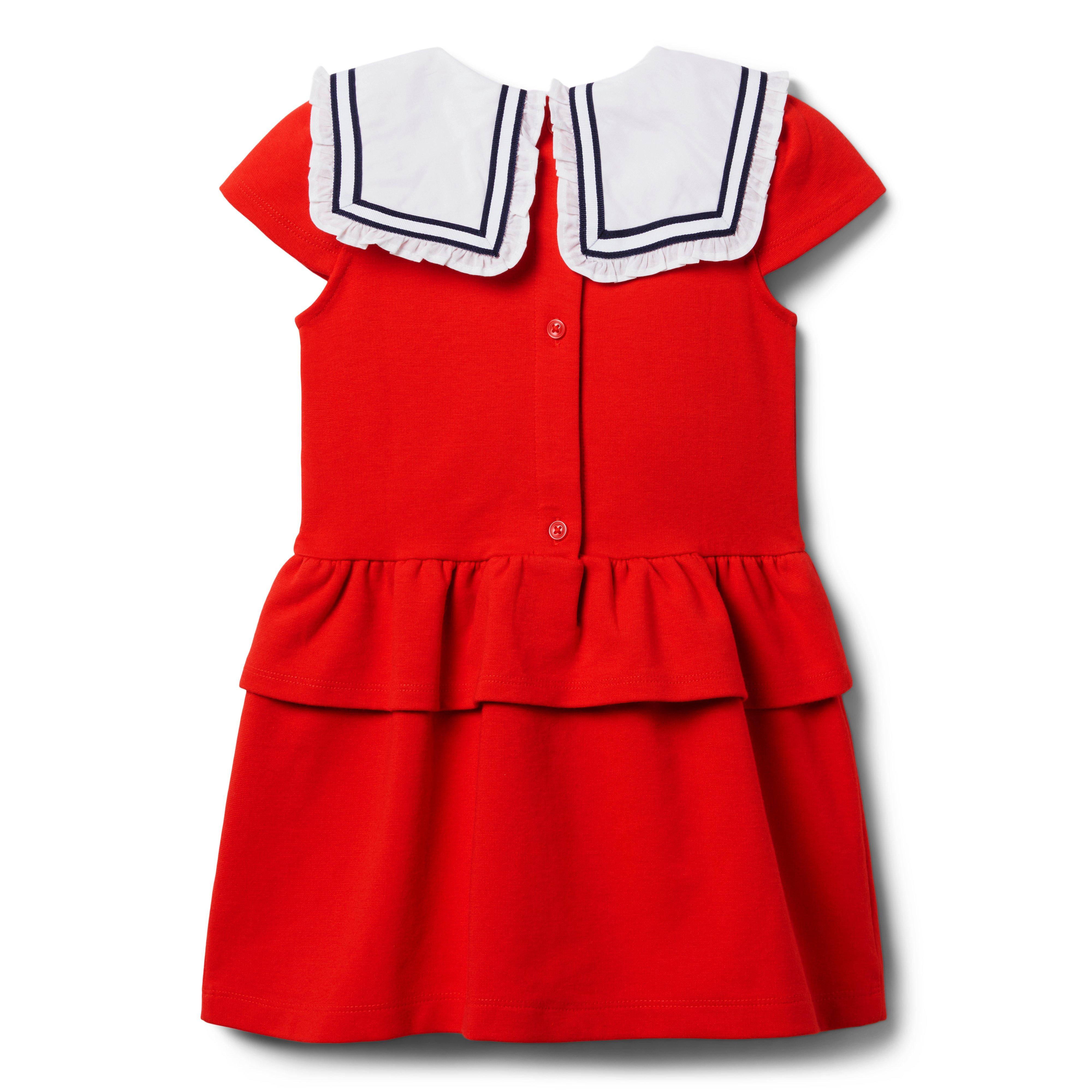 Sailor Collar Ponte Dress image number 1