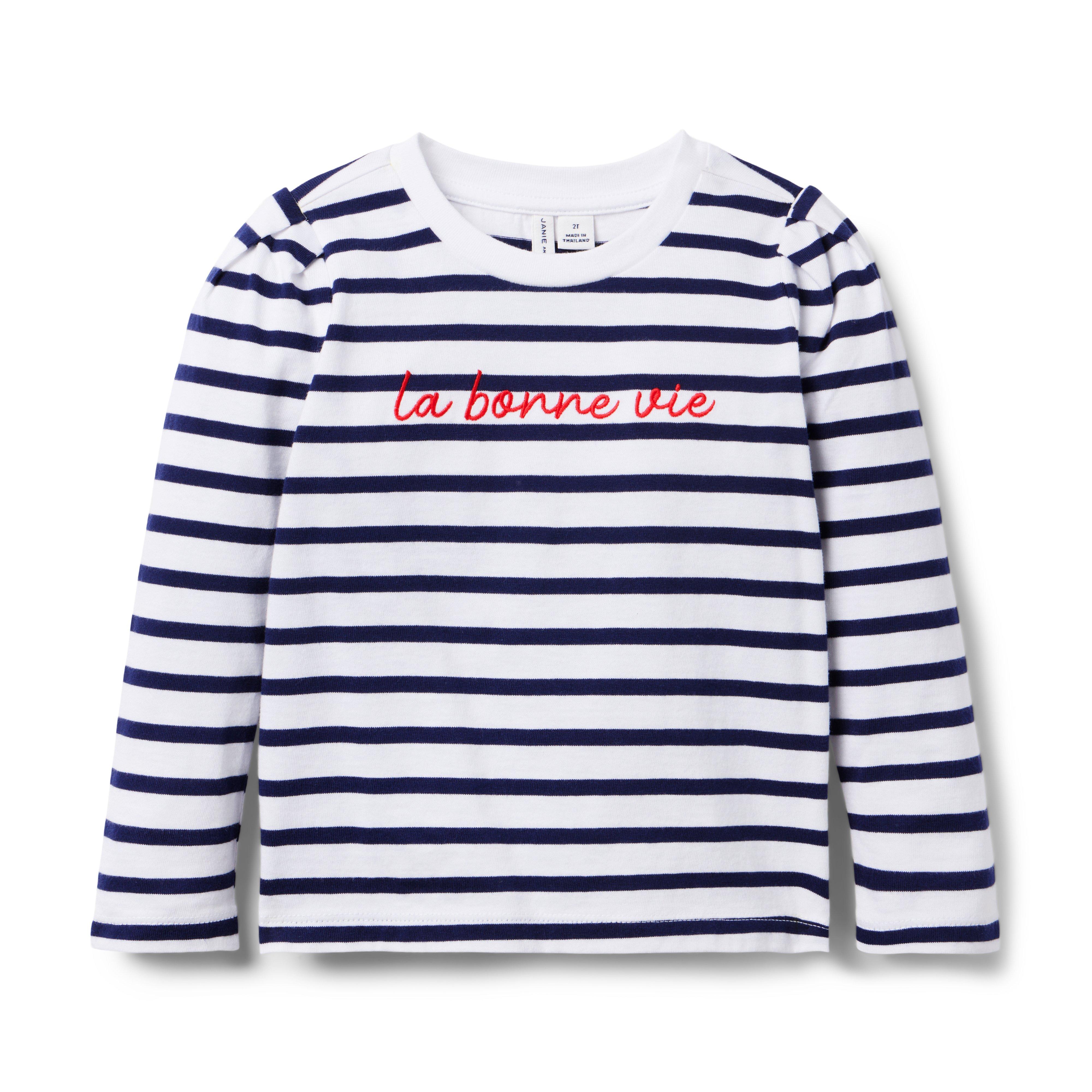 Striped La Bonne Vie Tee image number 0