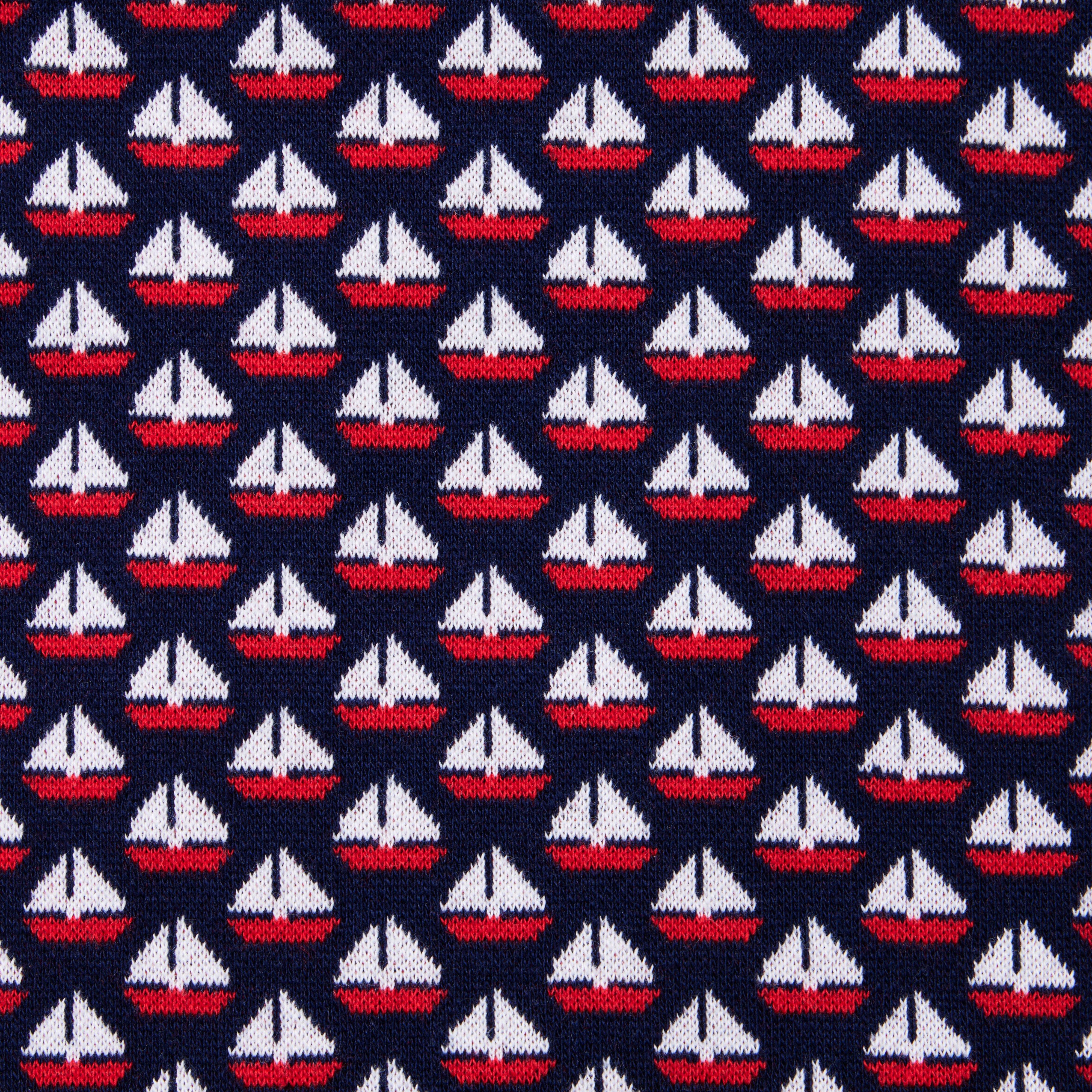 Sailboat Jacquard Top